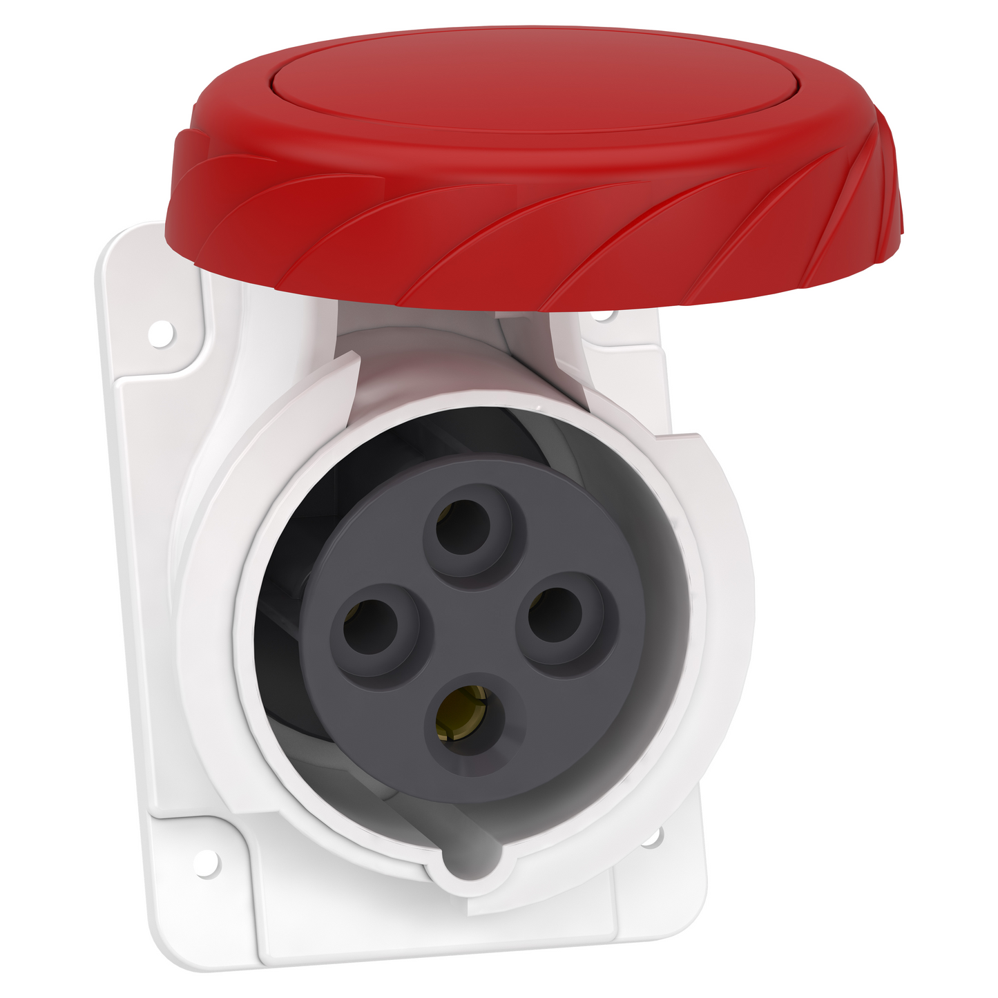 Schneider Electric-PKY16F734-Mureva - socle de prise industrielle coudée 16 A - 3P+T - 380-415 V CA - IP67