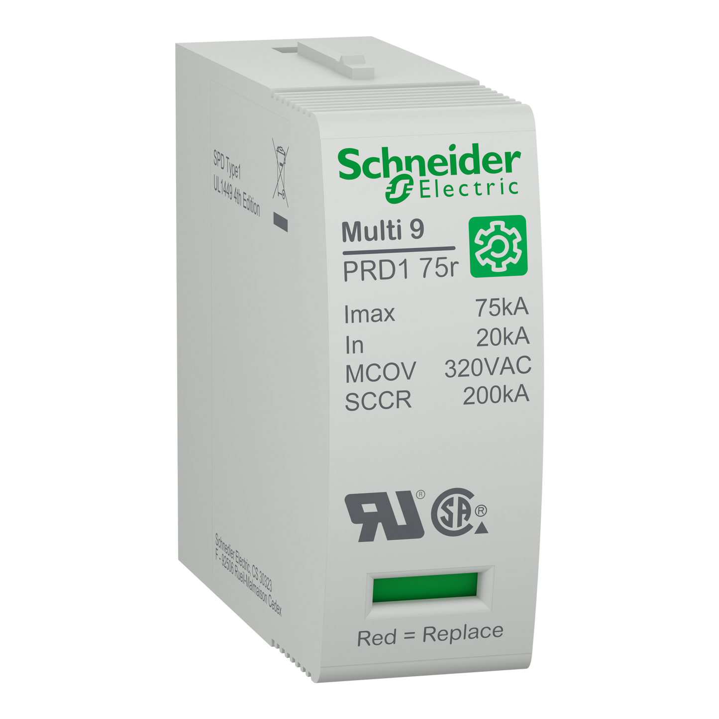 Schneider Electric-M9LC320-Multi 9 PRD1 75r Cartouche Parafoudre UL1449 320V
