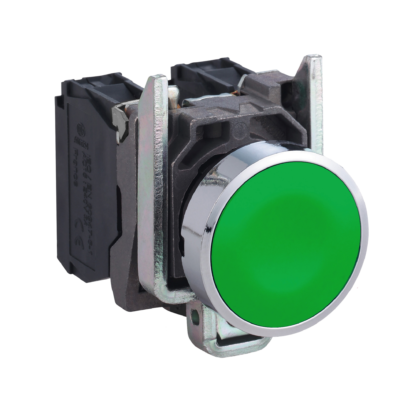 Schneider Electric-XB4BA35-BOUTON POUSSOIR VERT AFFL