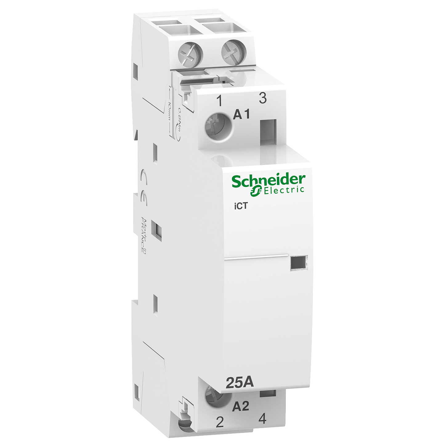 Schneider Electric-A9C20132-Acti9 iCT - Contacteur auxiliarisable - 1P - 25A - 2NO - 24Vca - 50Hz