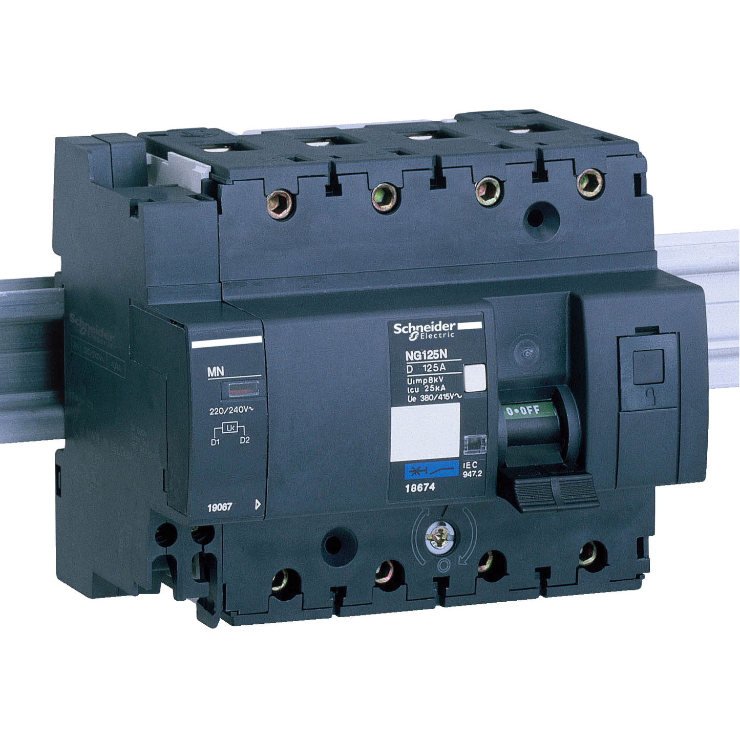 Schneider Electric-19067-Acti9 - Déclencheur voltmétrique - MN - 230Vca à 240Vca