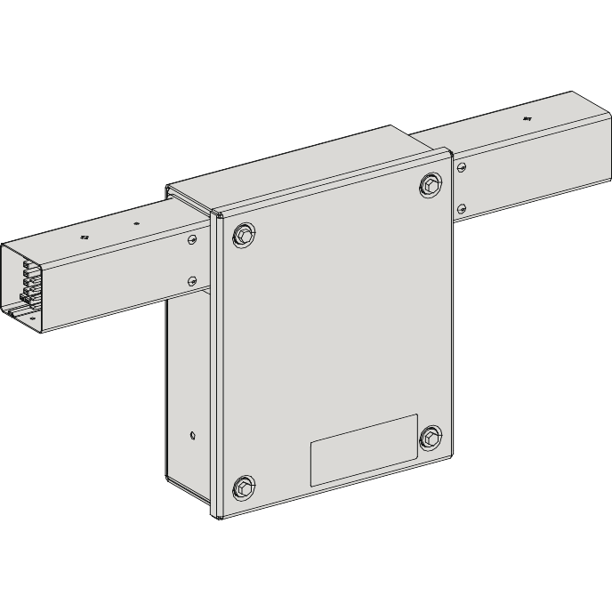 Schneider Electric-KBB40ABT44TW-Canalis KBB - alimentation centrale 40 A - double nappe - 1 circuit télécom.
