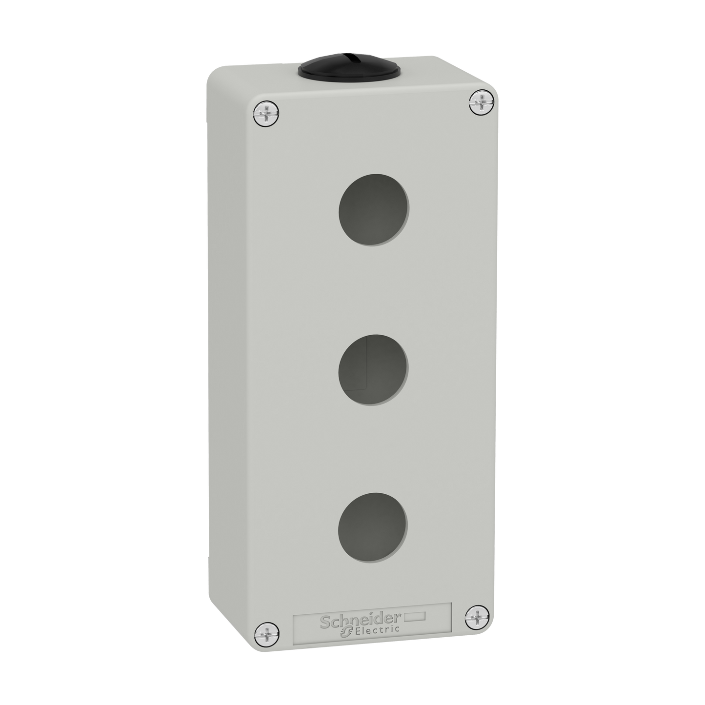 Schneider Electric-XAPD3203-Boite vide grise 3 trous 22mm