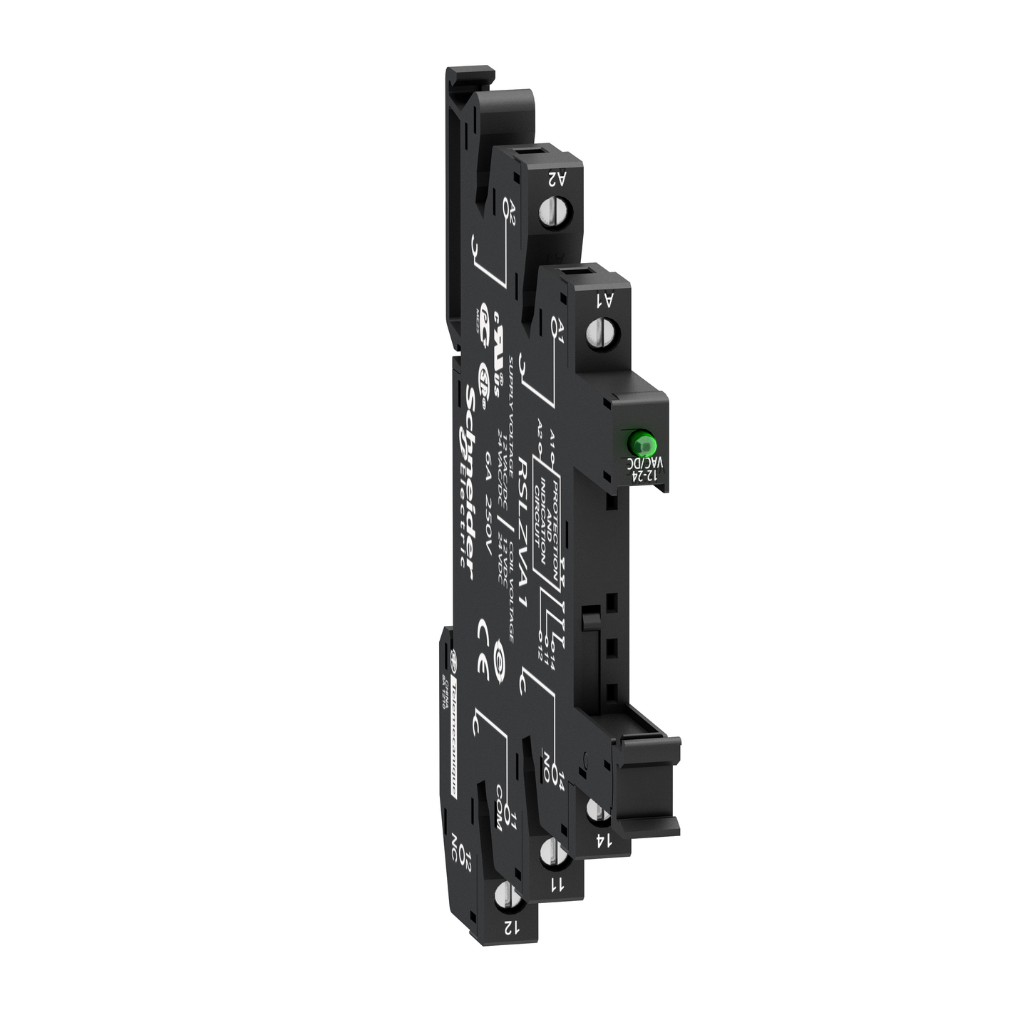 Schneider Electric-RSLZVA2-Harmony Relay RSL - embase - DEL + protect - 48/60VACDC - racc connecteur à vis
