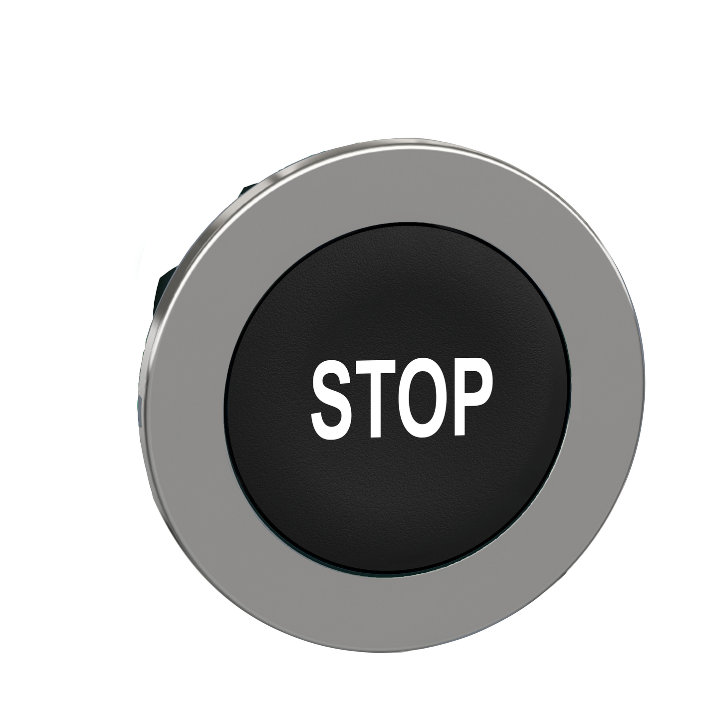 Schneider Electric-ZB4FA234-Harmony XB4 - tête bouton poussoir à impulsion - flush - marqué - noir