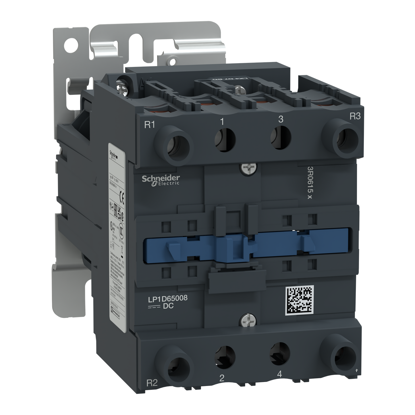 Schneider Electric-LP1D65008FD-TeSys LP1D - contacteur - 4P (2F+2O) - AC-1 440V - 80A - bobine 110Vcc