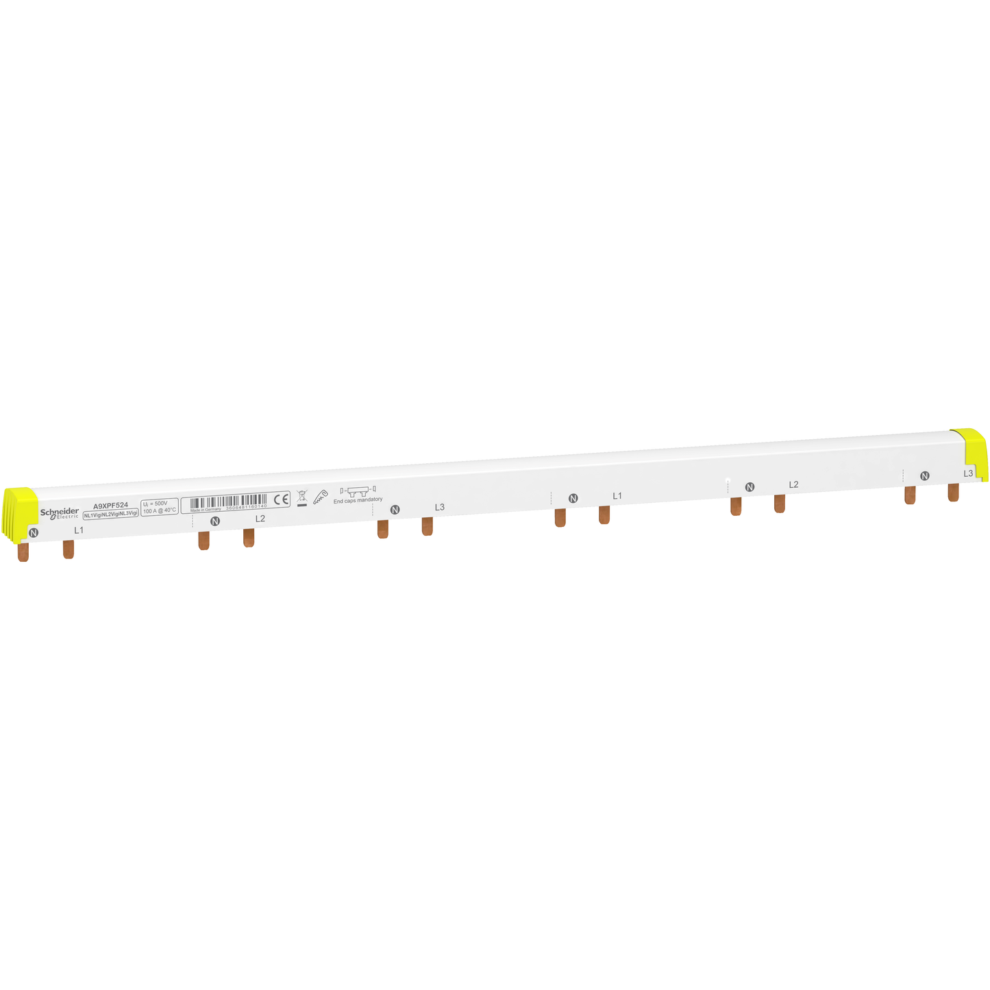 Schneider Electric-A9XPF524-Acti9 iC60 - peigne à dents - 100A -pour iC60+vigi 40 et 63A - 24 modules de18mm