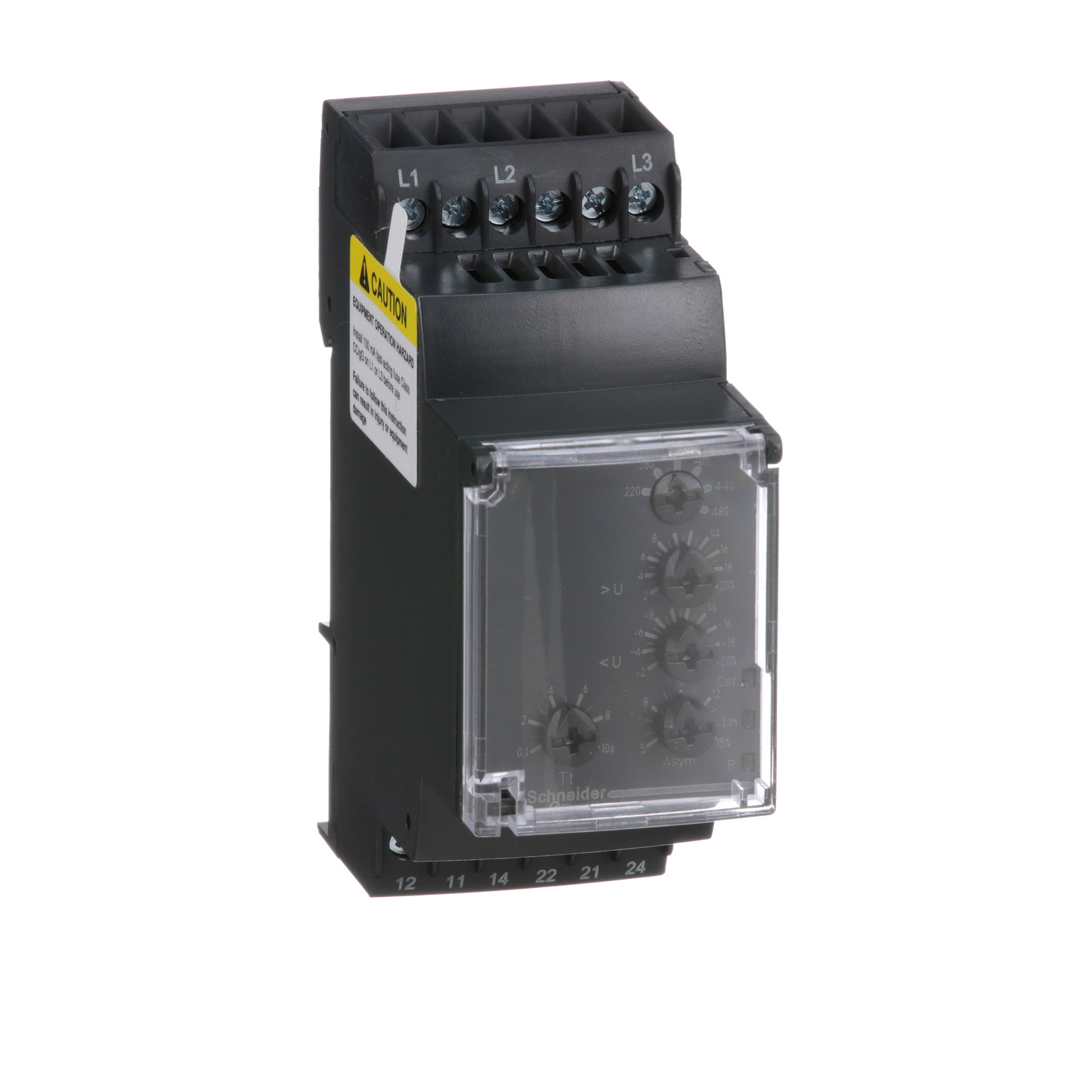 Schneider Electric-RM35TF30-Harmony RM35-T - relais de contrôle de phase multifonction - plage 194..528Vca