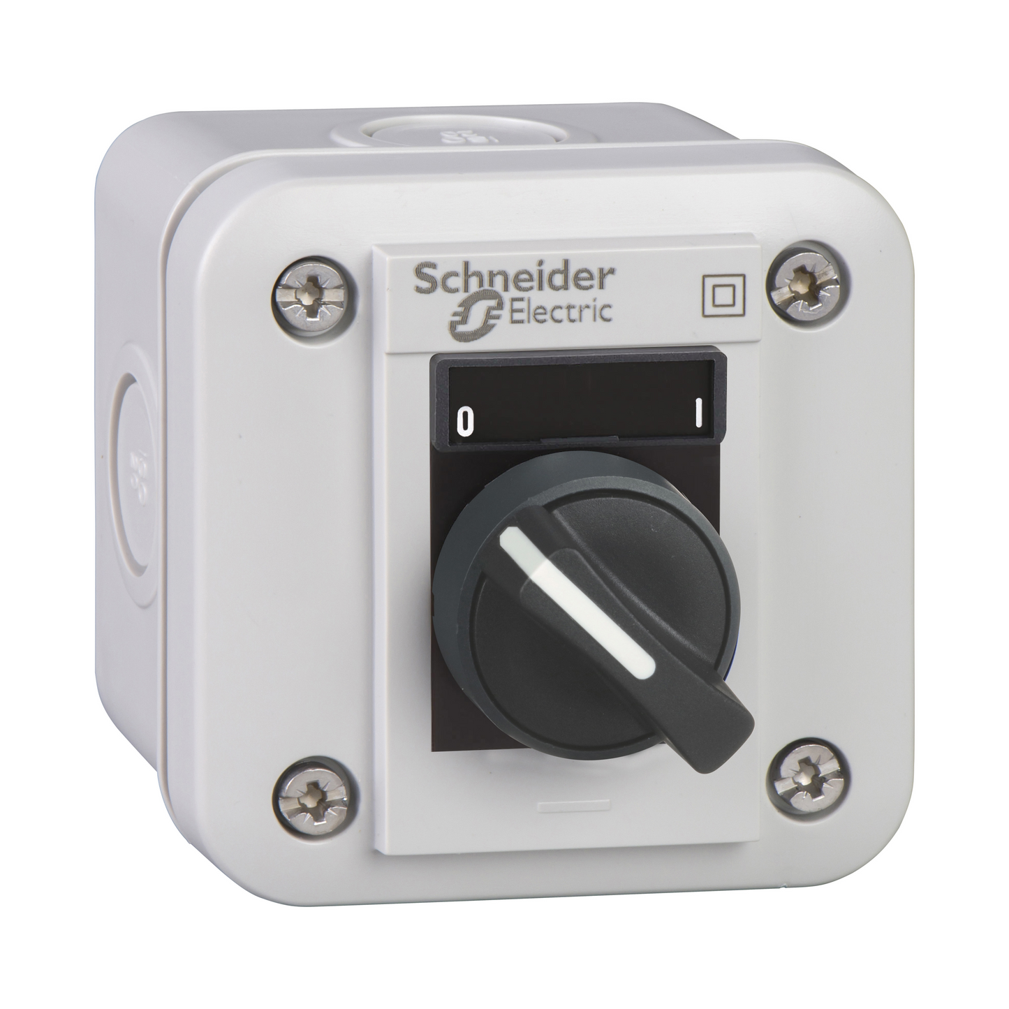 Schneider Electric-XALE1341-Harmony - boite à boutons XALE - XB7 Ø22mm - sélecteur 2 positions - blanc