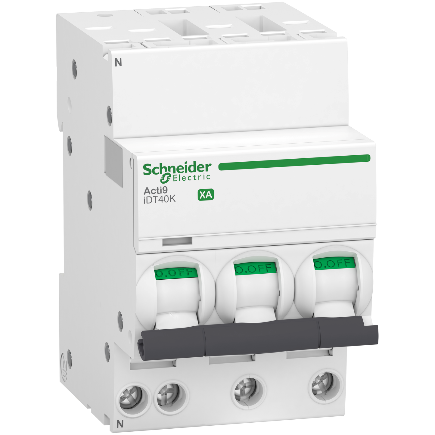 Schneider Electric-A9PK1716-Acti9 iDT40K XA - Disjoncteur modulaire auto/vis - 3P+N - 16A - Courbe C - 4,5kA