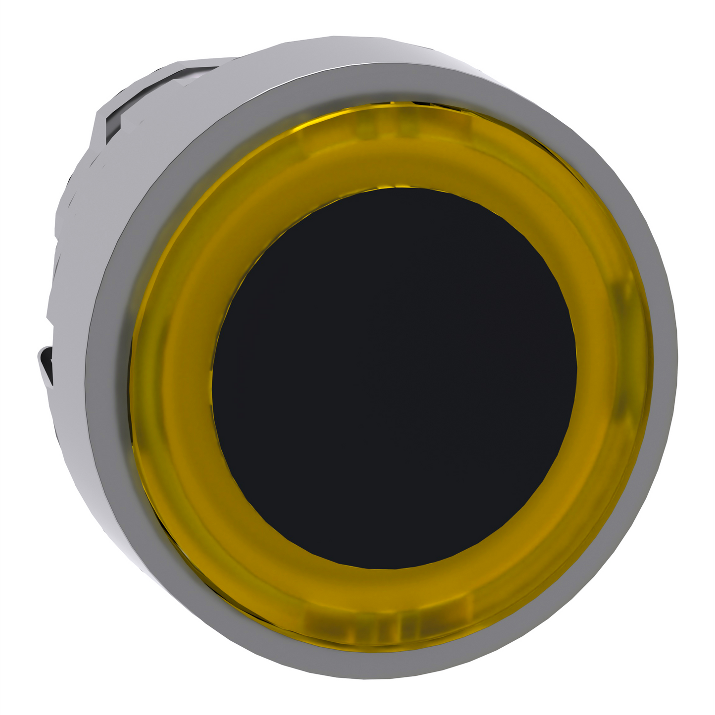 Schneider Electric-ZB4BW983-Harmony XB4 - tête bouton poussoir lum DEL - Ø22 - anneau - jaune