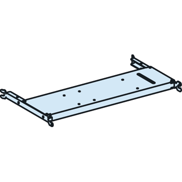 Schneider Electric-LVS03484-PrismaSeT P - Platine MTZ1 06/16 - 3P4P - fixe - vertical - L650