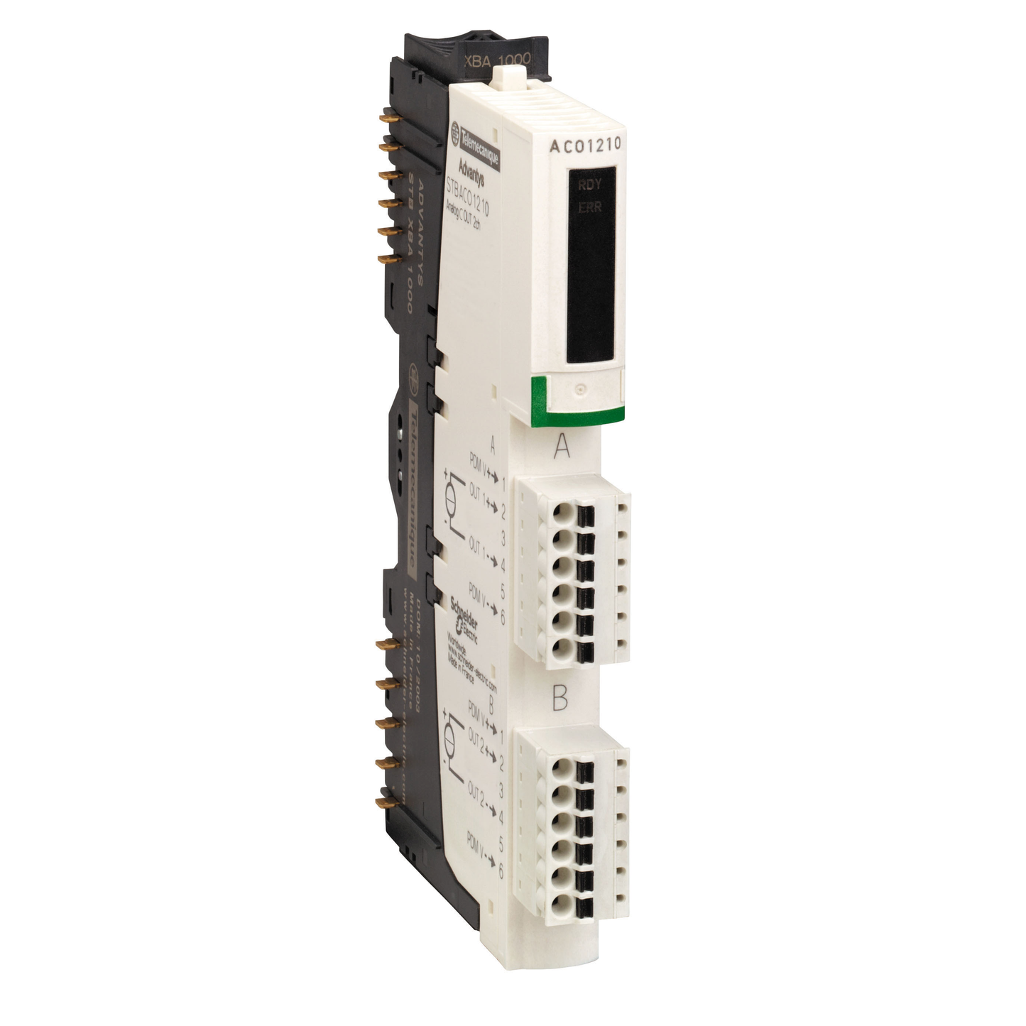 Schneider Electric-STBACO1210K-Advantys STB - kit de sorties analogiques standard - 0..20mA - 2 S - 12 bits