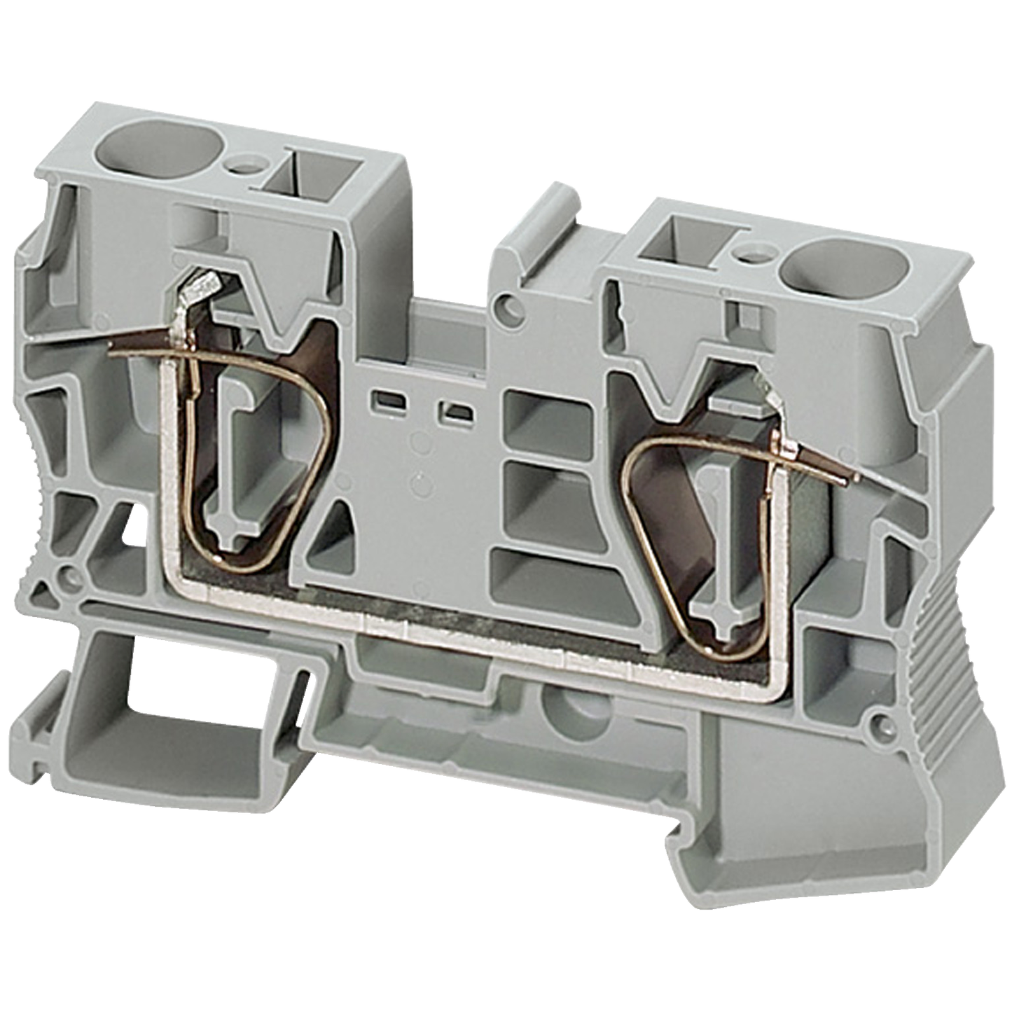 Schneider Electric-NSYTRR162-Borne à ressort - passant - 2 points - 16mm² - gris