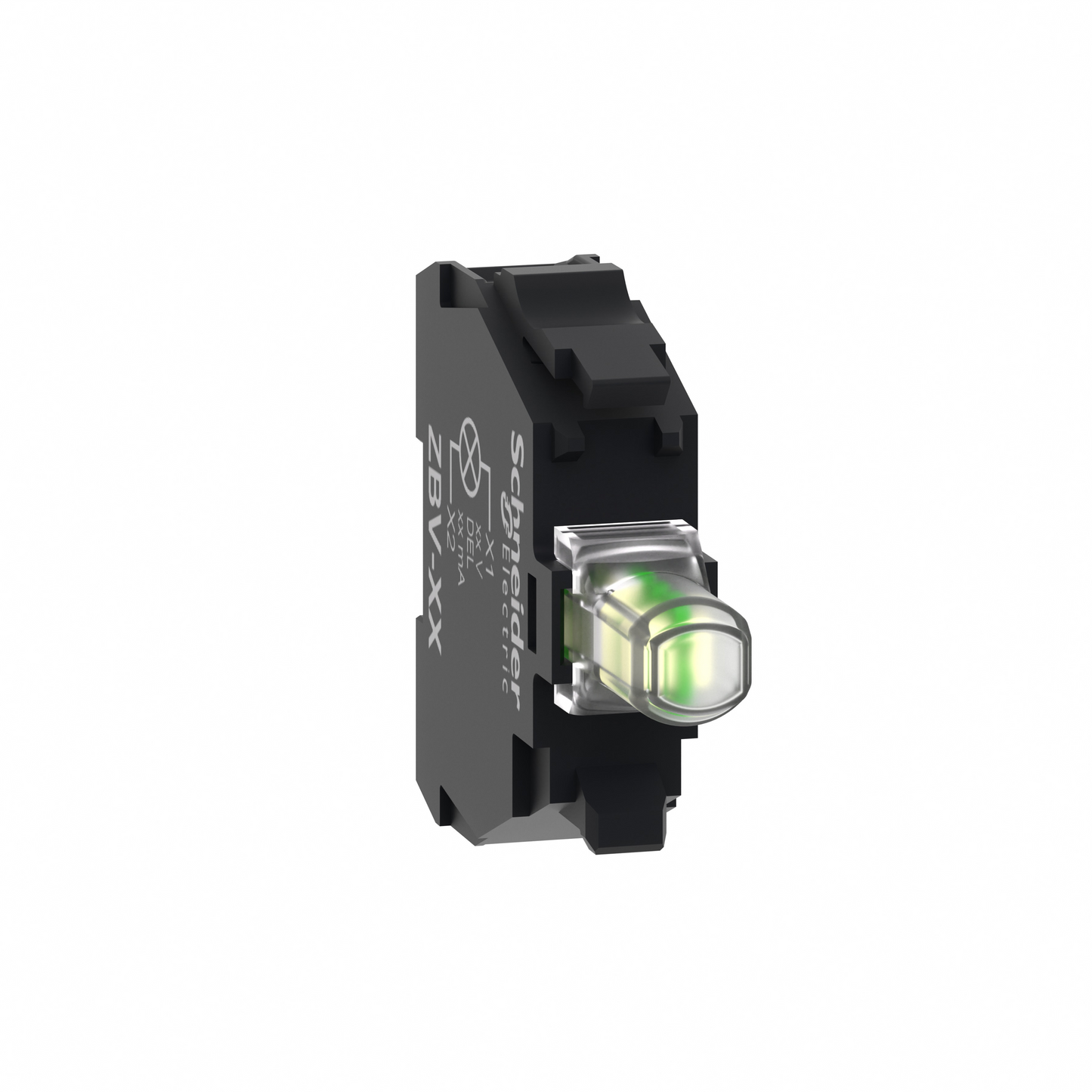 Schneider Electric-ZBVM1-Harmony - bloc lumin XB4-XB5 - 230/240VAC - LED Universelle - racc vis étrier