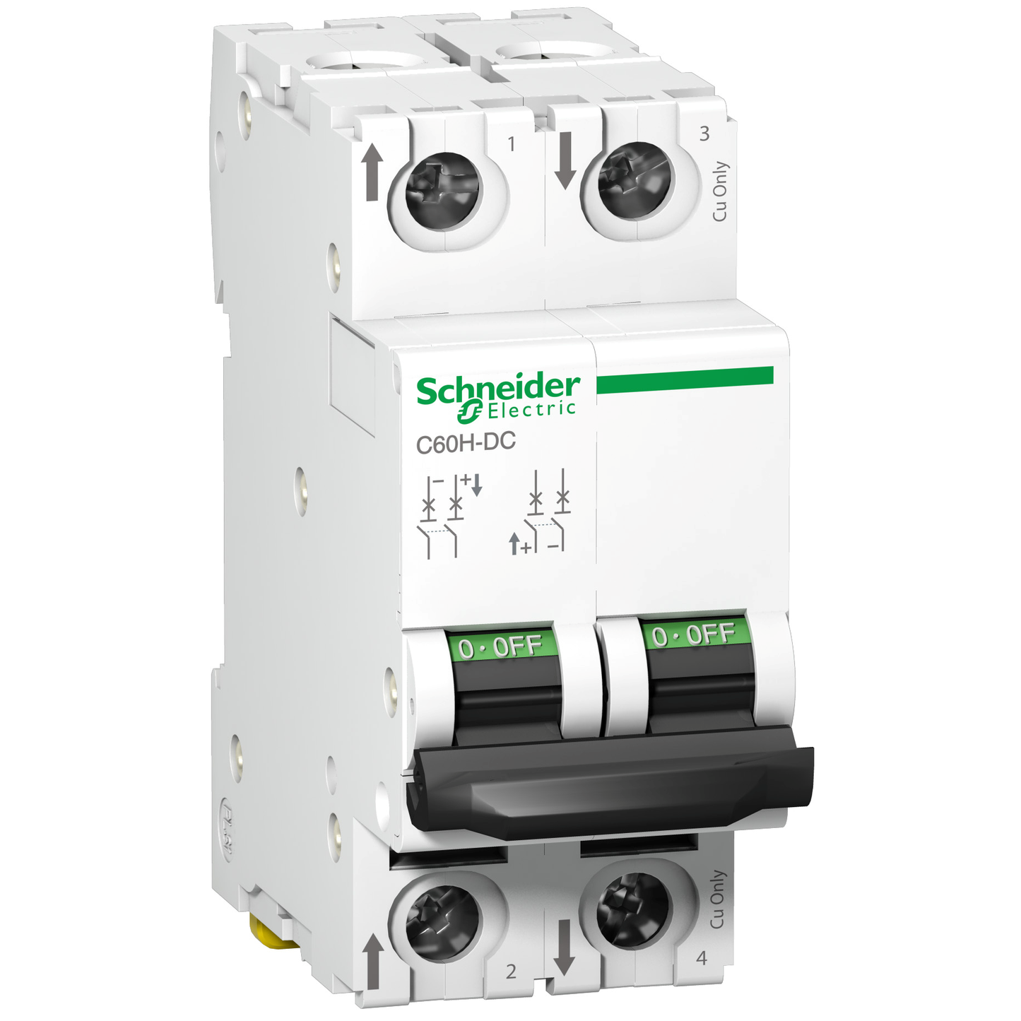 Schneider Electric-A9N61526-C60H-DC 500VDC 6A 2P C
