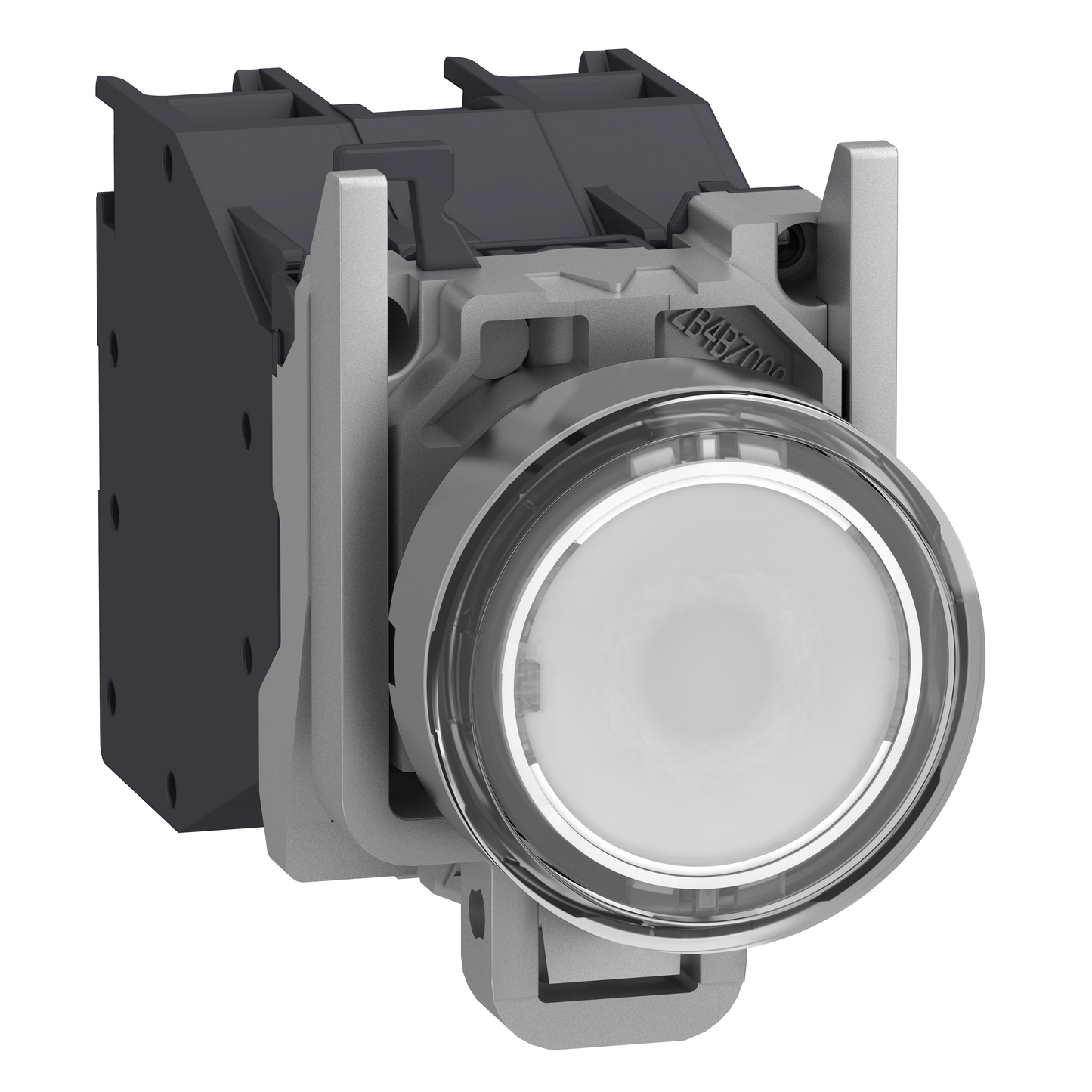 Schneider Electric-XB4BP183BM5GEX-Harmony XB4 - bouton poussoir lumin impuls Atx gaz - Ø22 - blanc - 2F - 24/250V