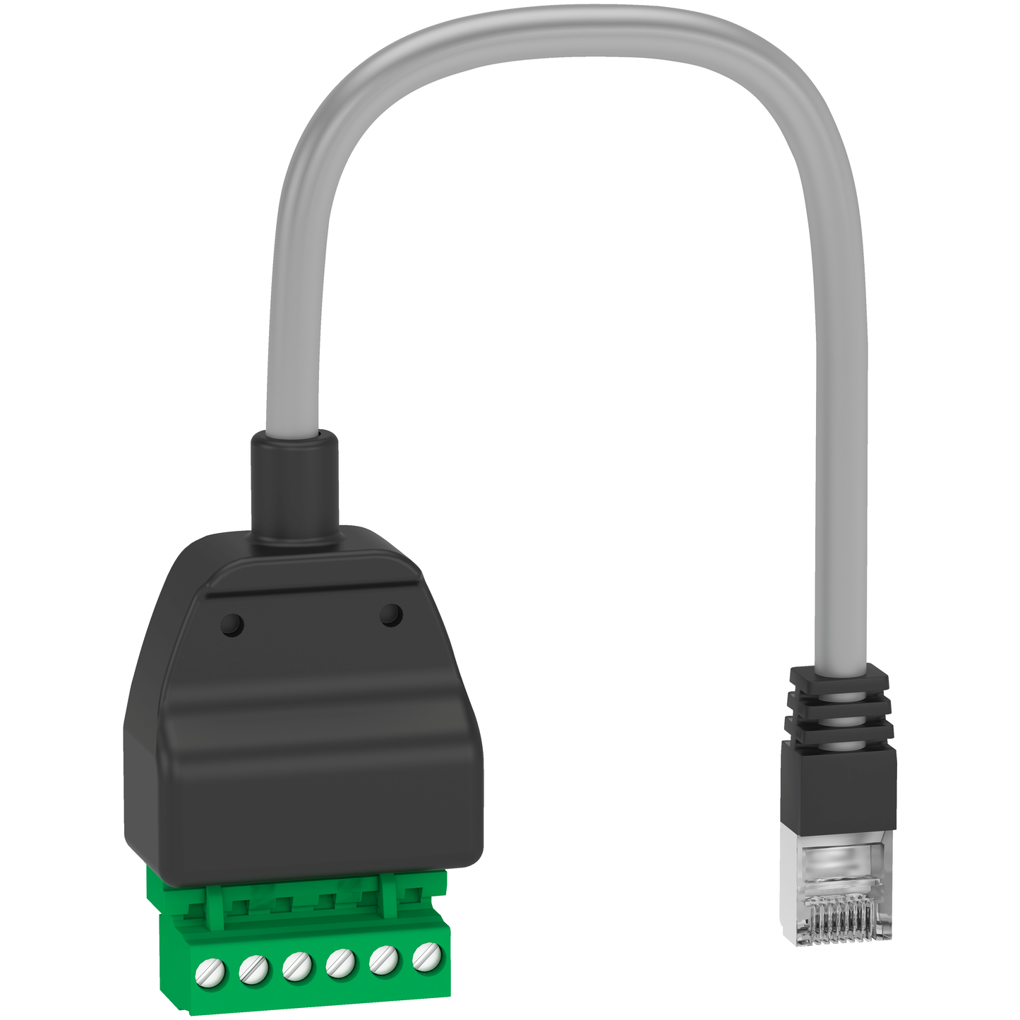 Schneider Electric-LV434211-EnerlinX - Adaptateur Modbus RJ45 à broches plates - connecteur ouvert