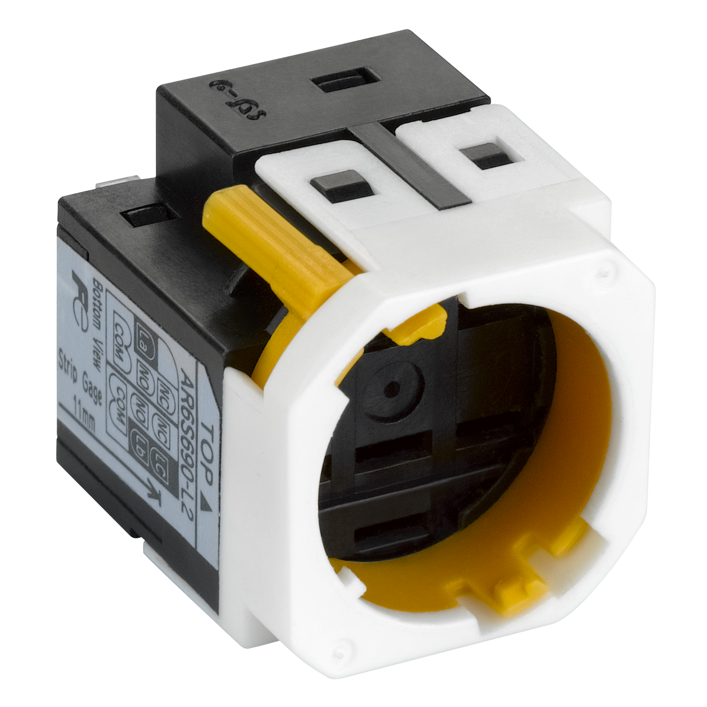 Schneider Electric-ZB6YF02-Harmony - Fast conector socket for ipb, 2 no/nc