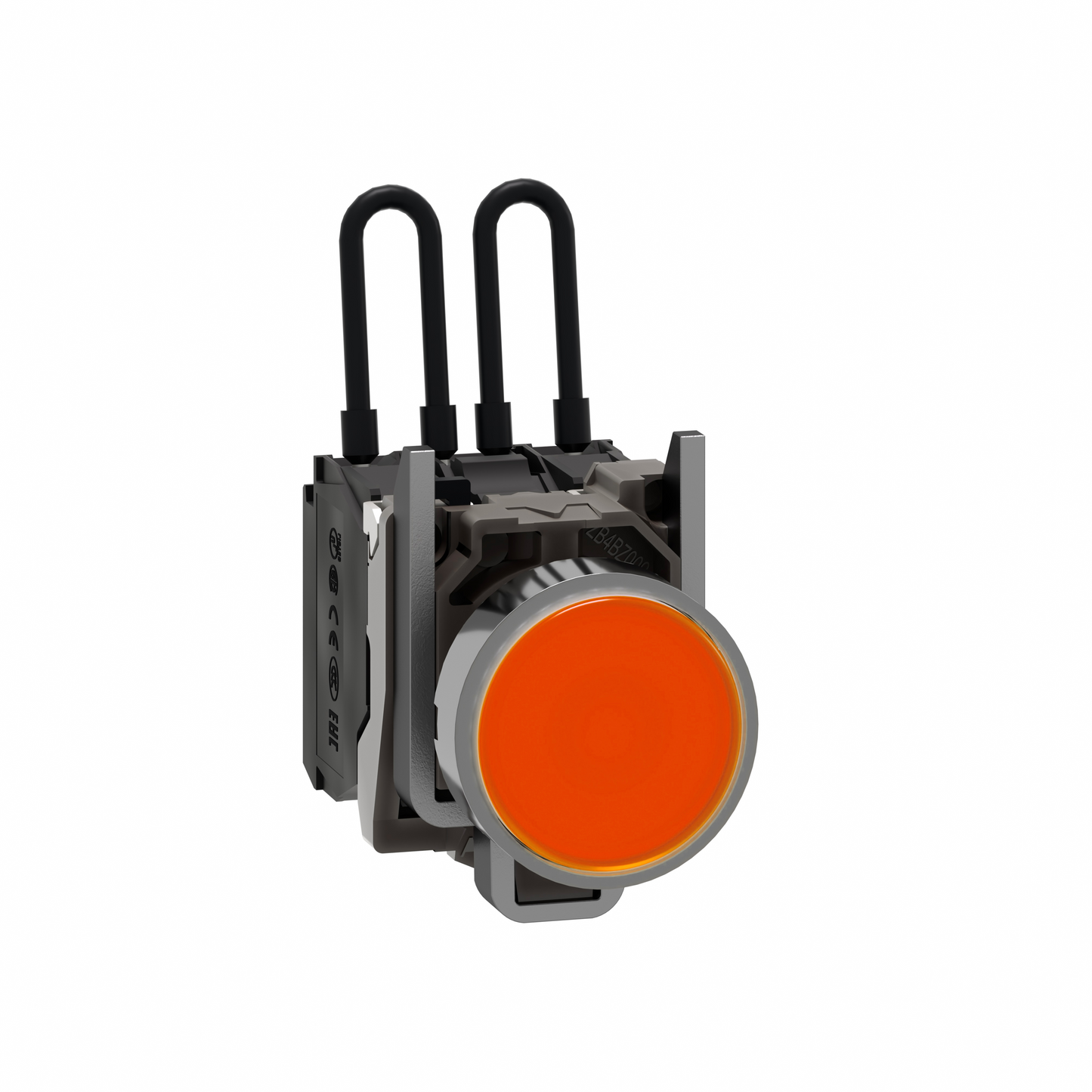 Schneider Electric-XB4BW25B5-Harmony XB4 - voyant lumineux DEL - Ø22 - test lampe - orange - 24V - vis étrier