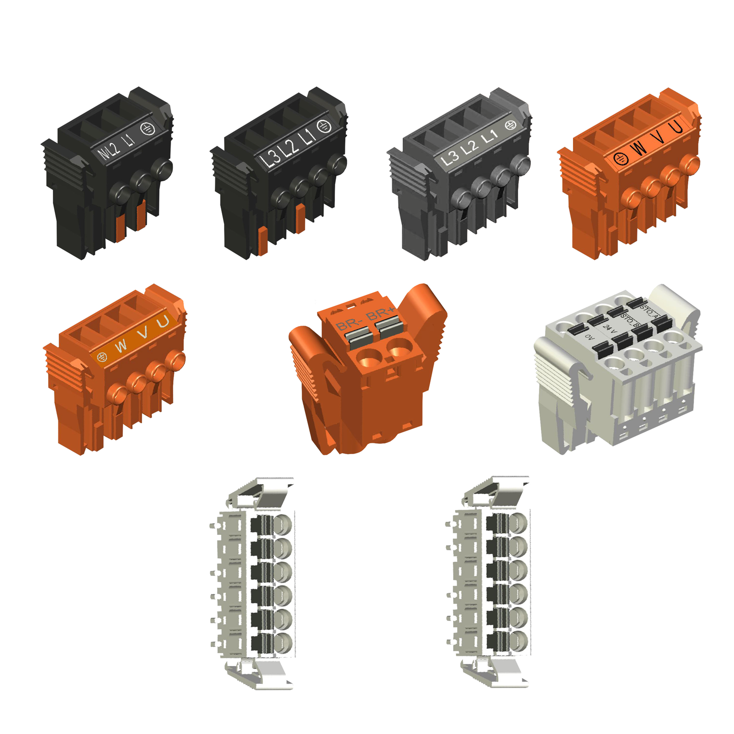 Schneider Electric-VW3M2202-Lexium - Kit connecteurs lxm 32a