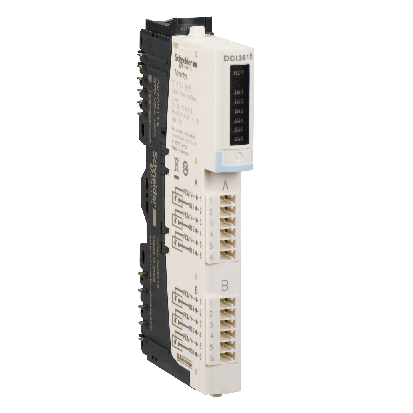Schneider Electric-STBDDI3615K-Advantys STB - kit d'entrée numérique de base - 24Vcc - 6 E