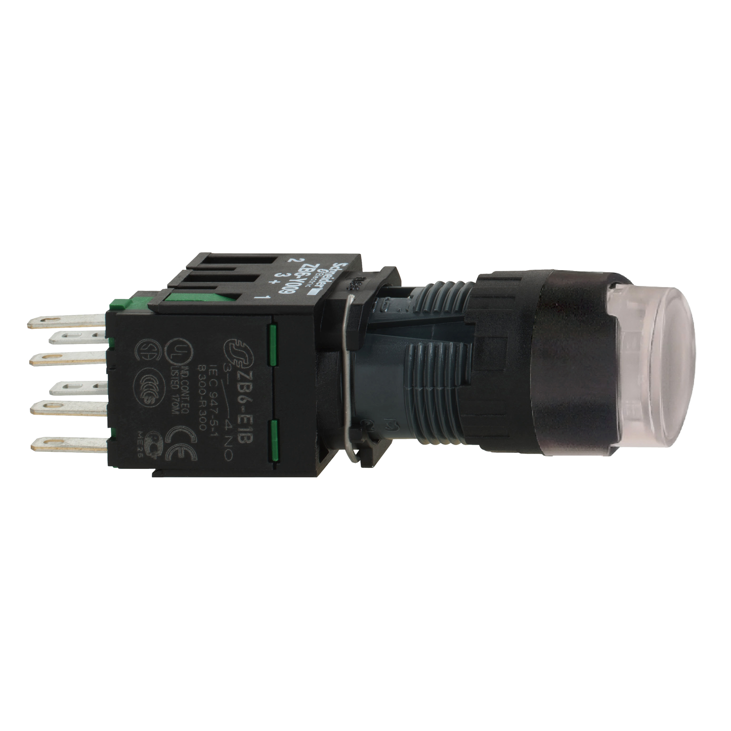 Schneider Electric-XB6AW1B1B-BOUTONPOUSSOIR LUMINEUX B