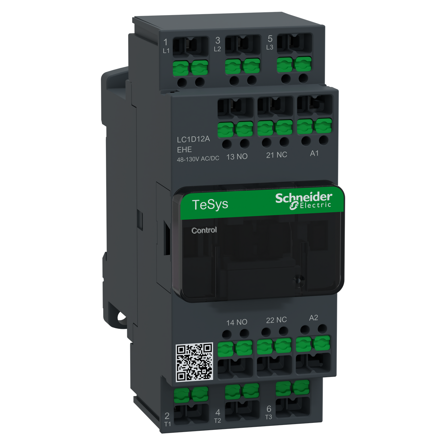 Schneider Electric-LC1D12AEHE-SnIn CONT 3P 440V 12A 48 130V