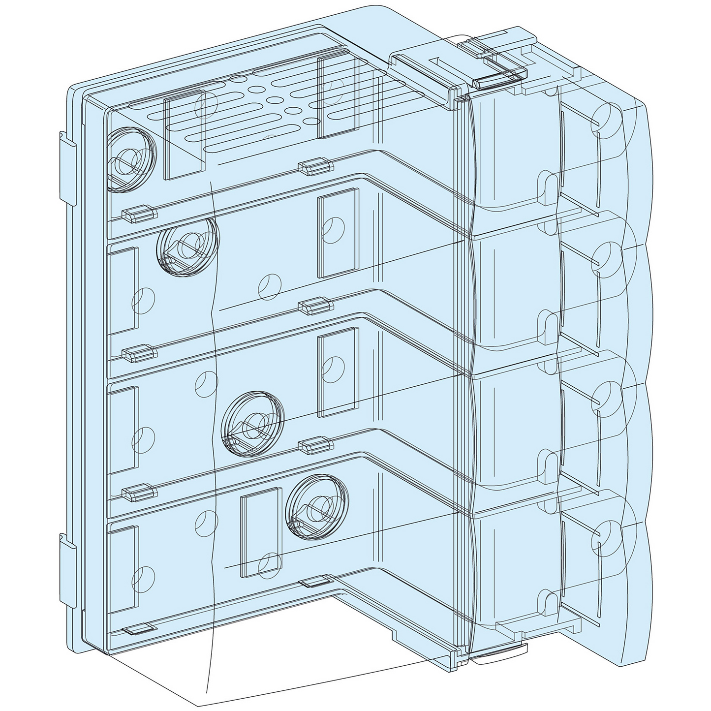 Schneider Electric-LVS04060-Bloc alim. INV100-250 INS250 H