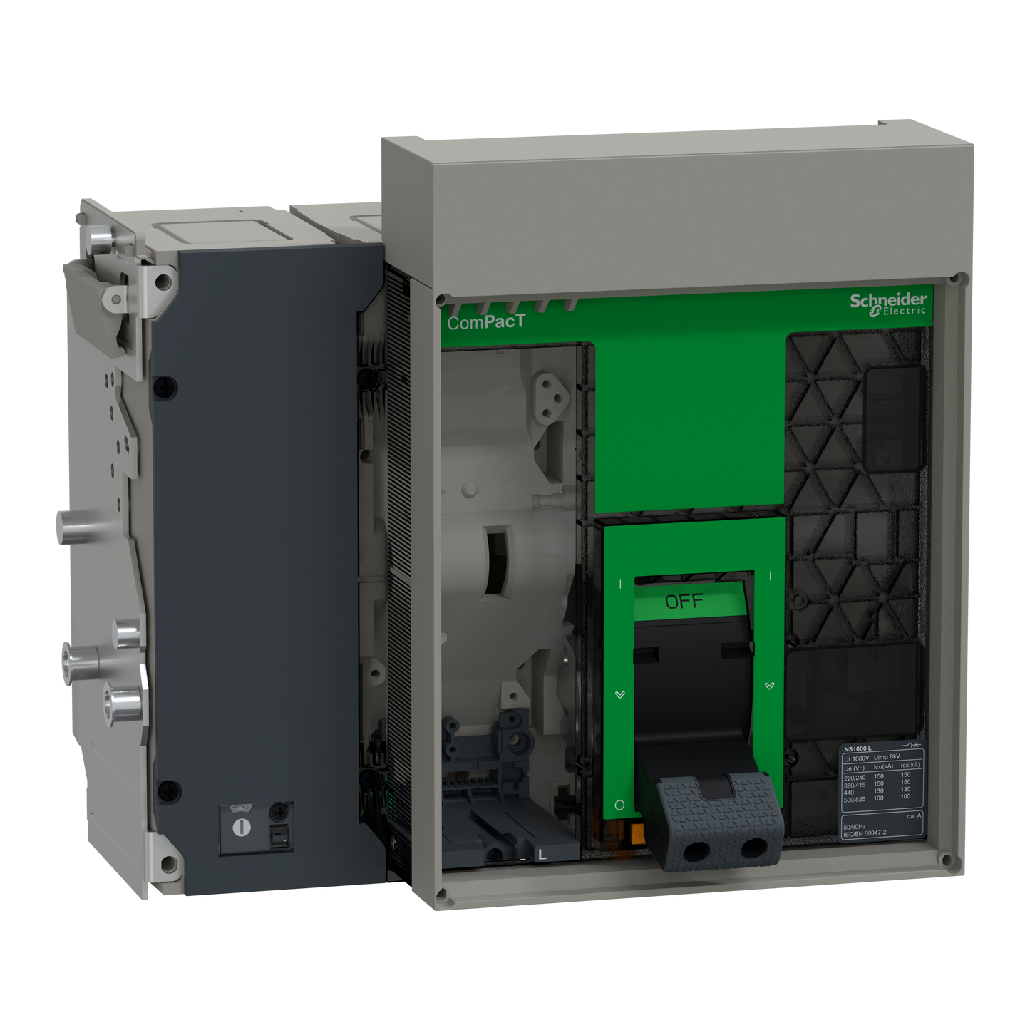 Schneider Electric-C100L4WM-NSX1000L bloc coup 1000A 4P DM