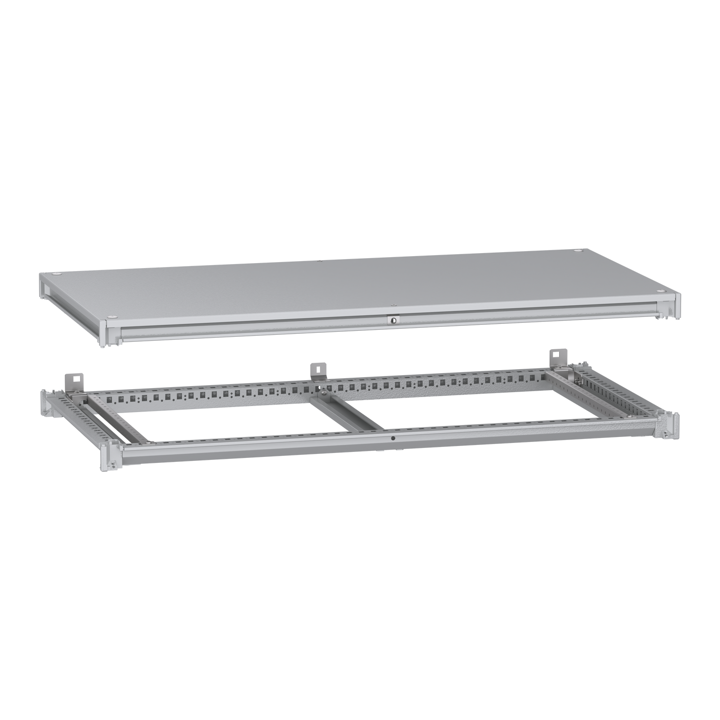 Schneider Electric-NSYSFNC126-PanelSeT SFN Kit - cadre supérieur et inférieur - 1200x600 mm (Hxl)