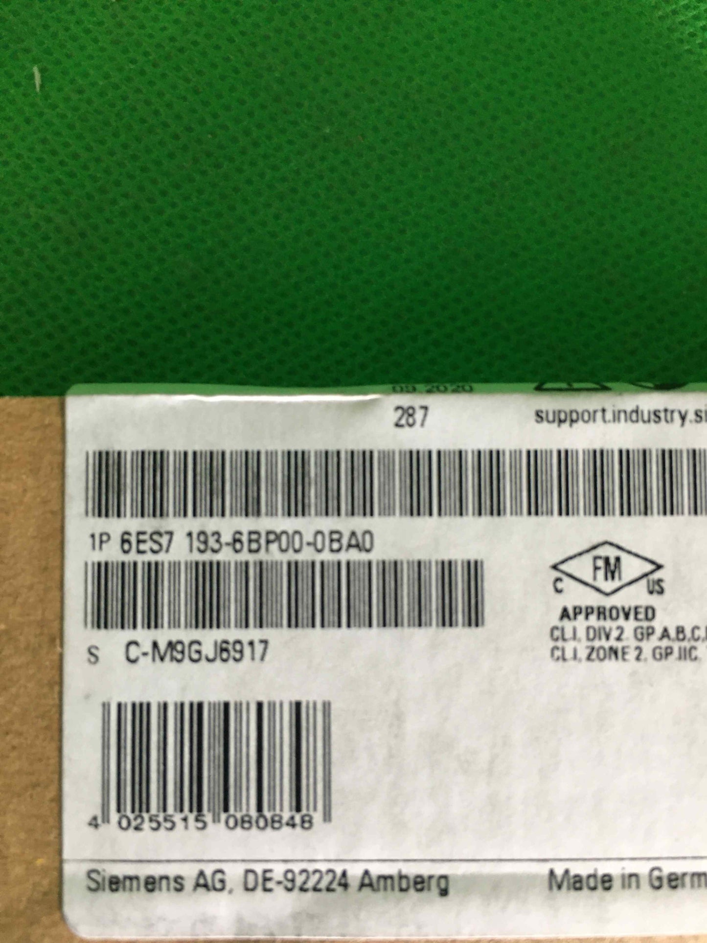 Siemens-6ES7 193-6BP00-0BA0/6ES71936BP000BA0