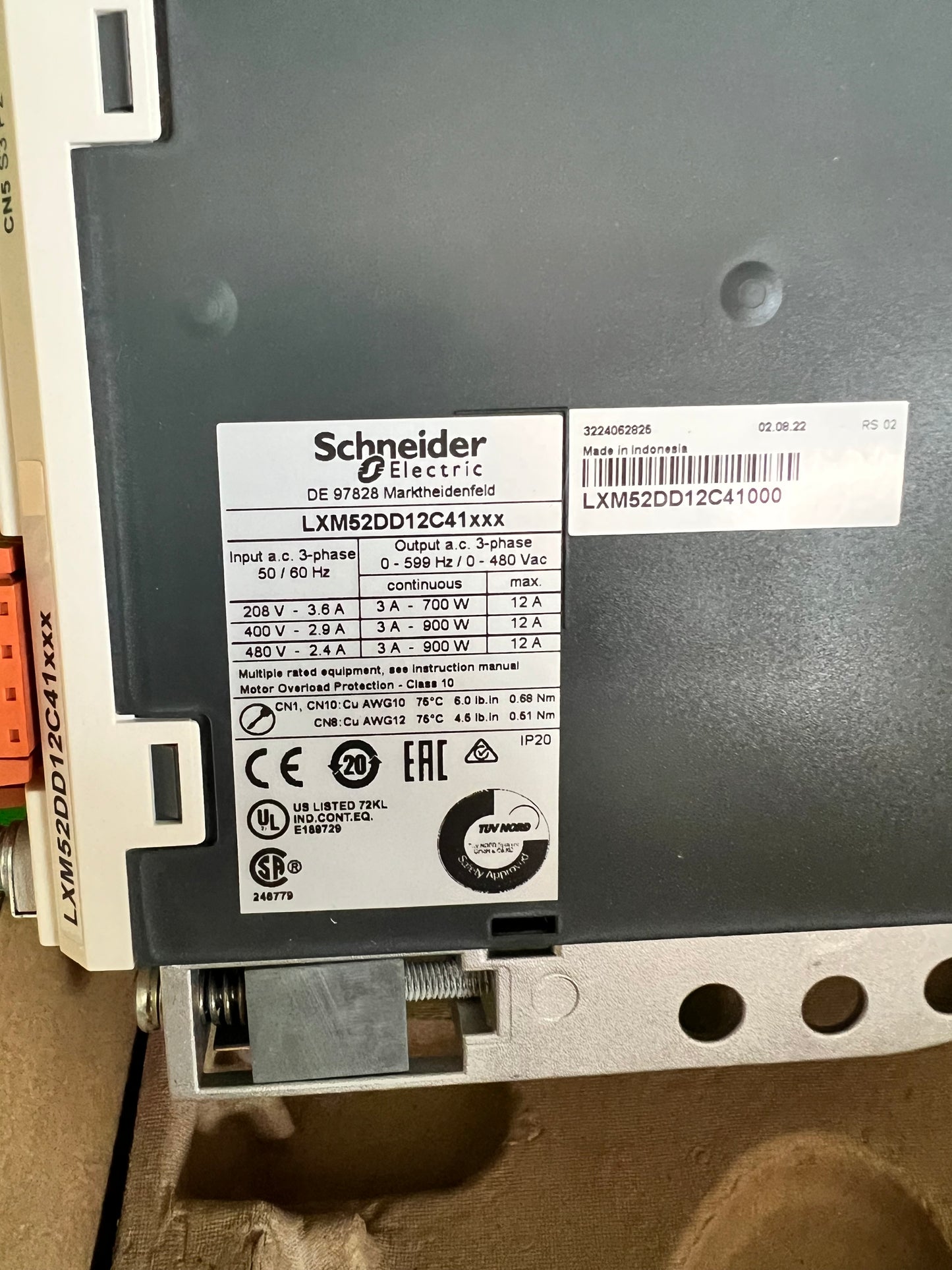 Schneider Electric-LXM52DD12C41000/LXM52DD12C41000