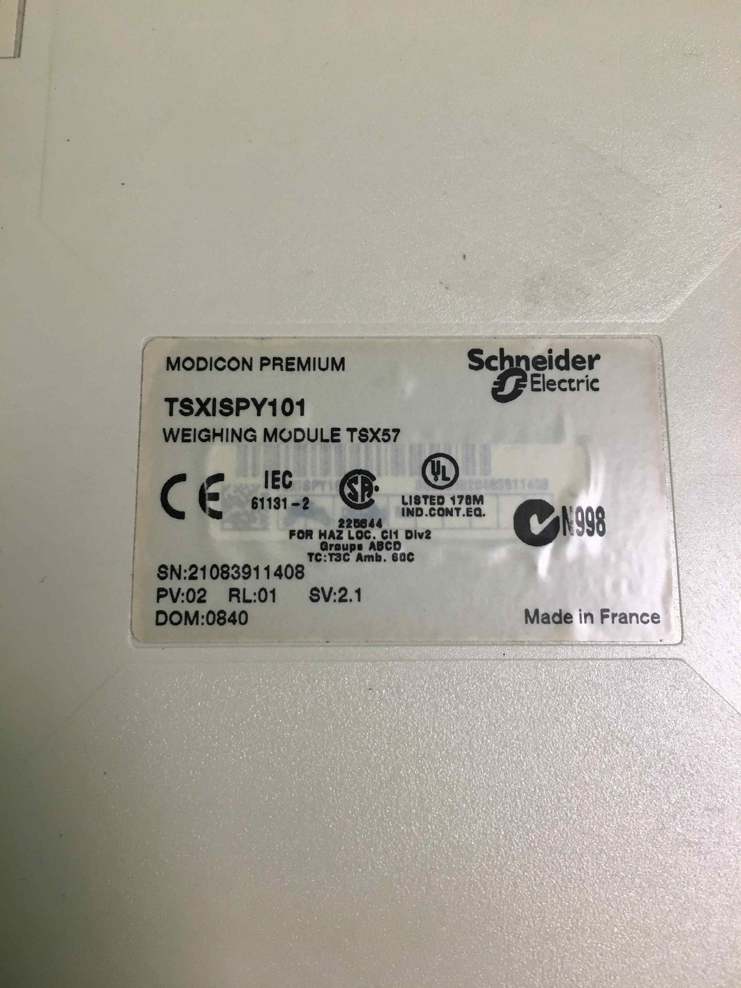 Schneider Electric-TSXISPY101 USED/TSXISPY101