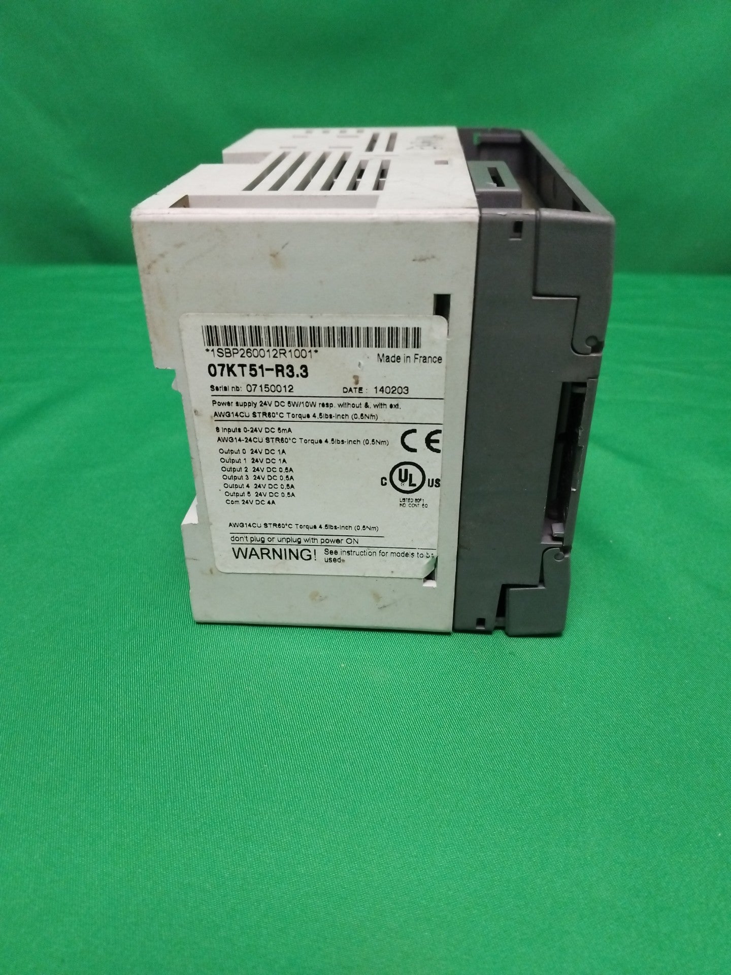 ABB 1SBP260012R1001 1SBP260012R1001 07KT51-R3.3