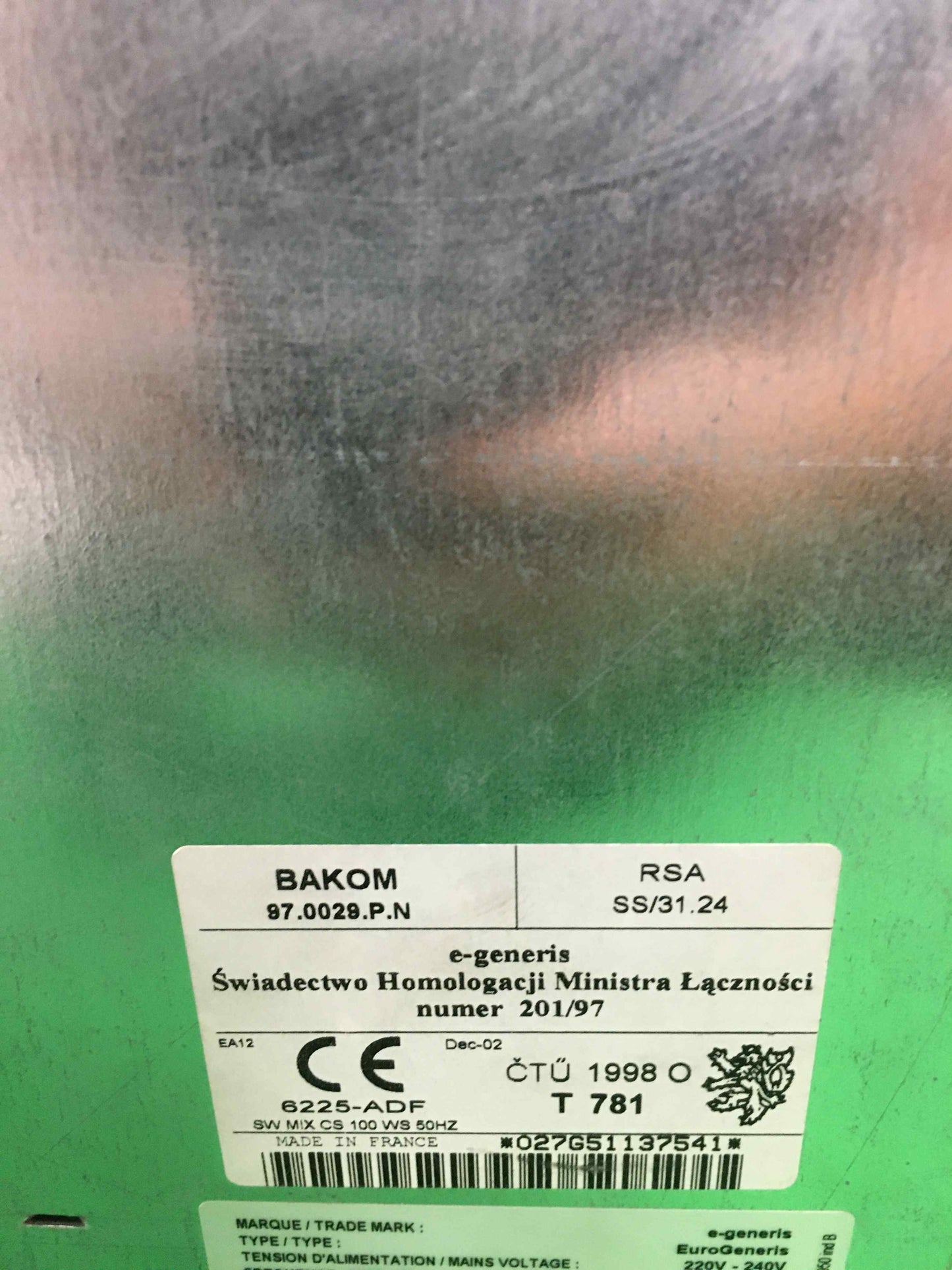 POWER SUPPLY -12950 IND B/12950INDB