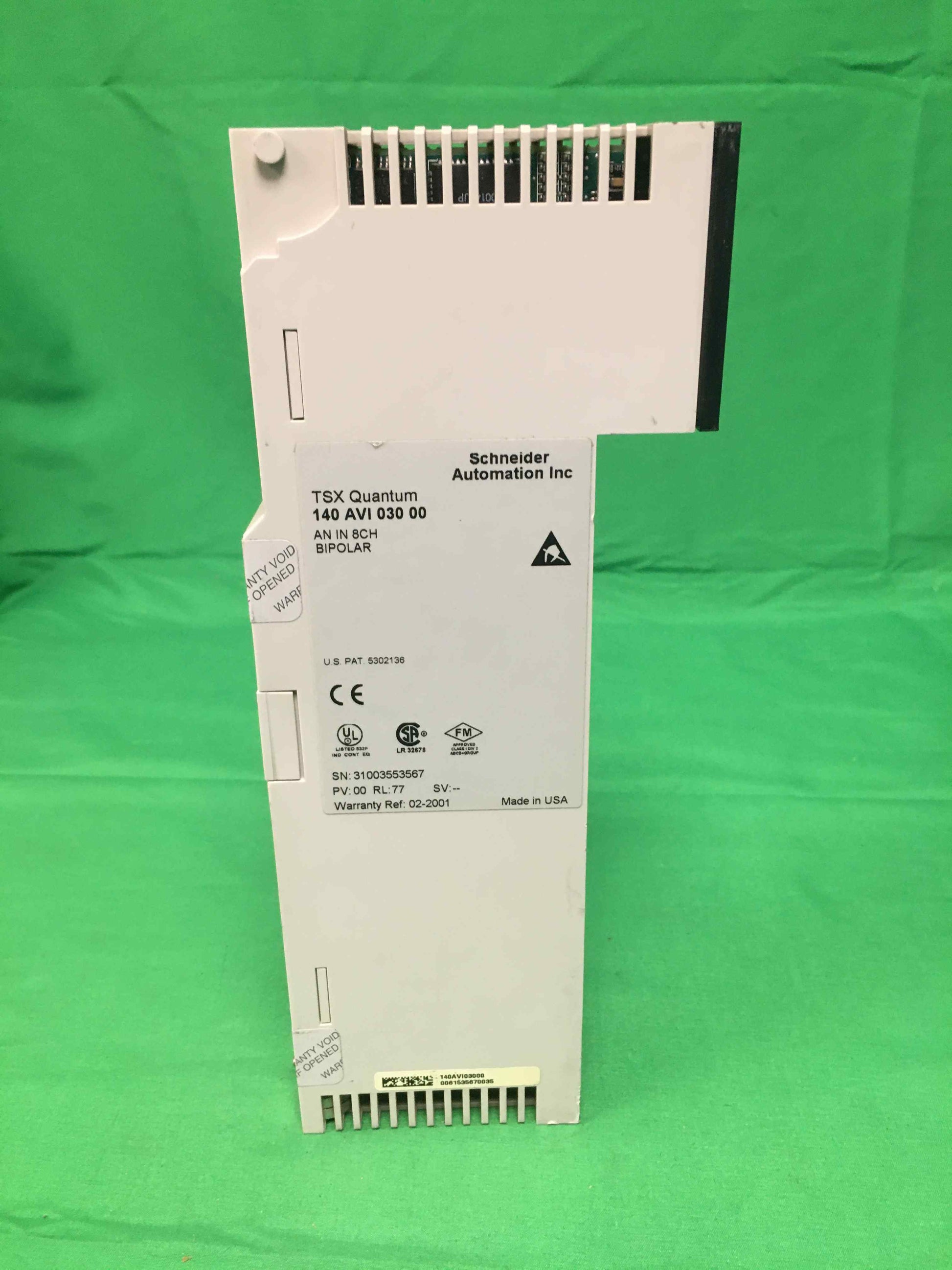 Schneider-Electric 140 AVI 030 00 USED 140AVI03000 MISSING COVER