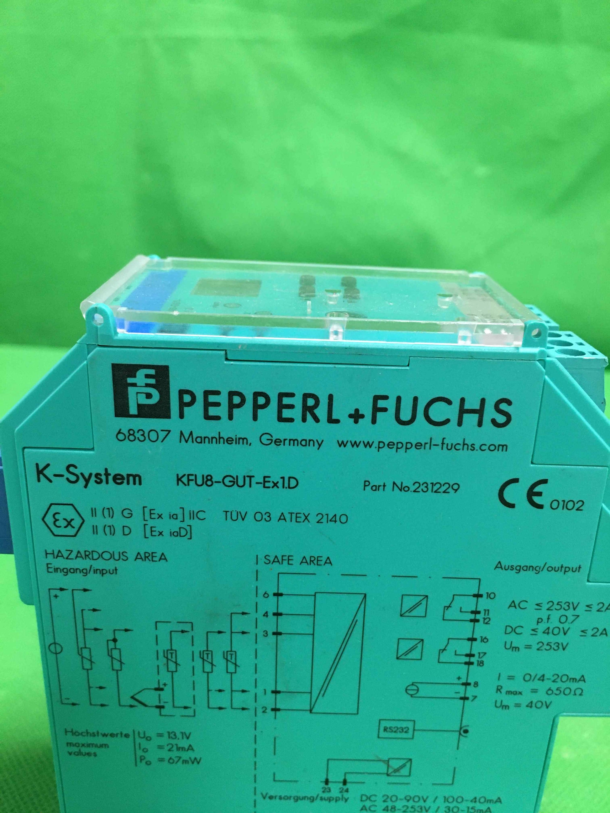 PEPERL+FUCHS-KFU8-GUT-Ex1.D/KFU8GUTEx1D