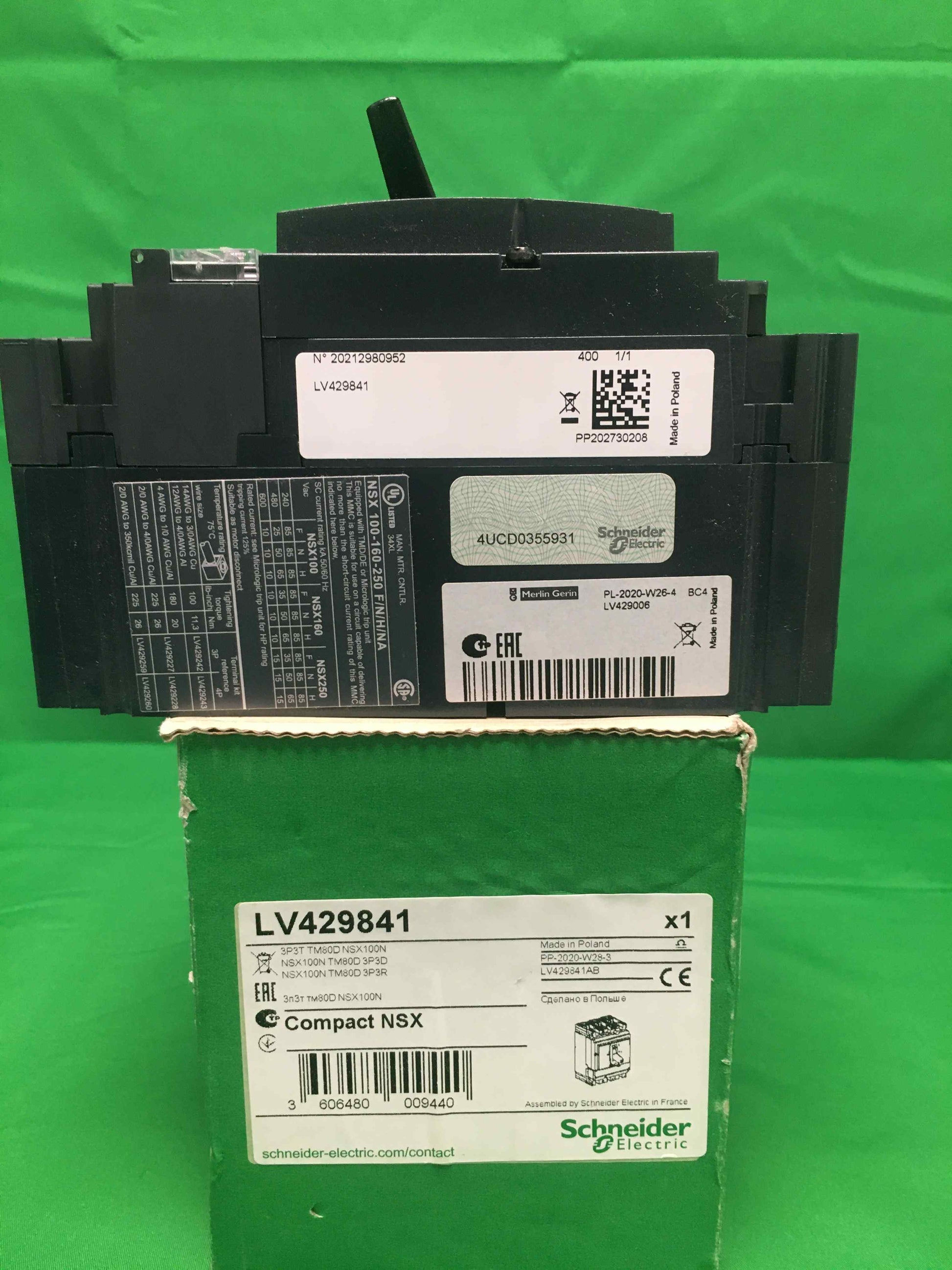 Schneider-Electric LV429841 LV429841