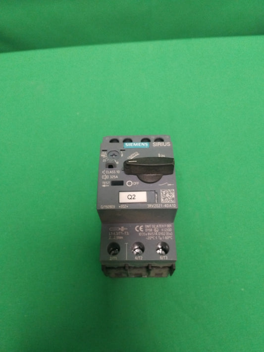SIEMENS 3RV2021-4DA10 3RV20214DA10 DISJONCTEUR