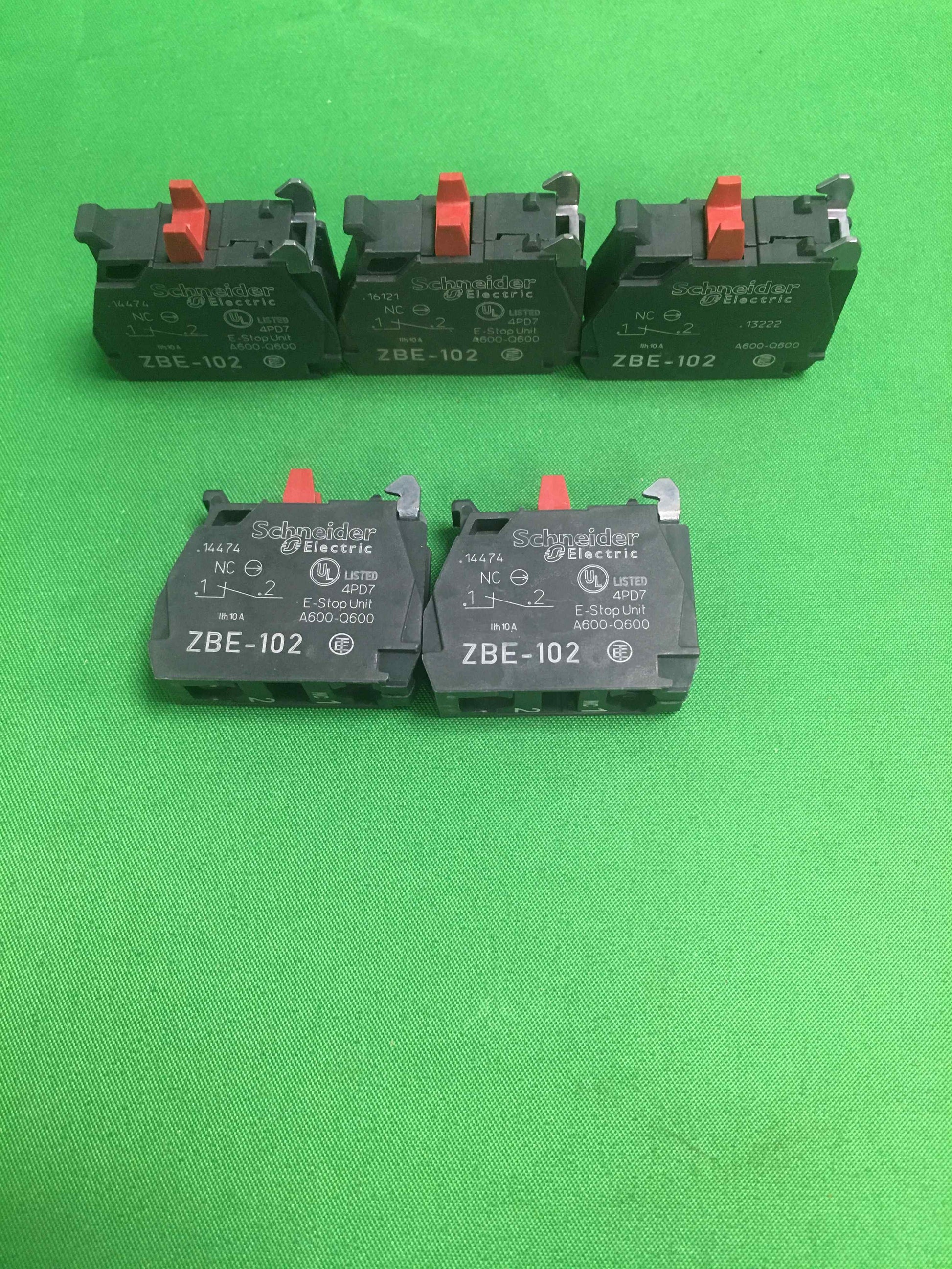 Schneider-Electric ZBE 102 ZBE102 5 UNITS