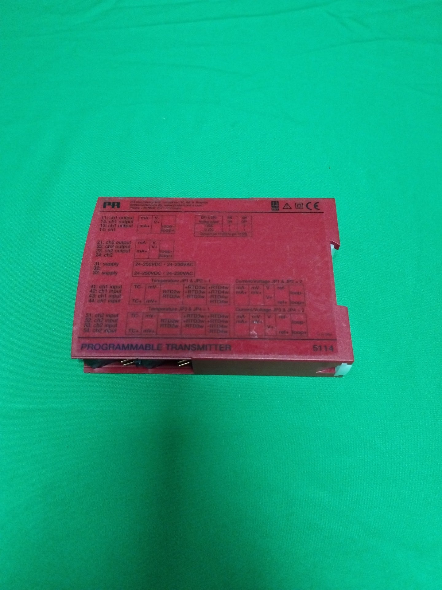 PR electronics 5114A_B 5114AB Defective