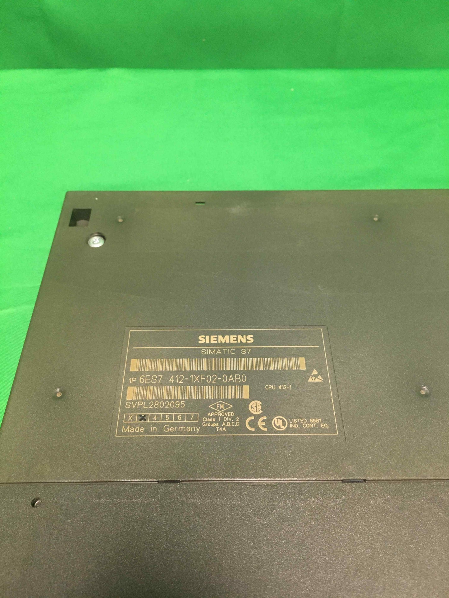 Siemens 6ES7 412-1XF02-0AB0 6ES74121XF020AB0