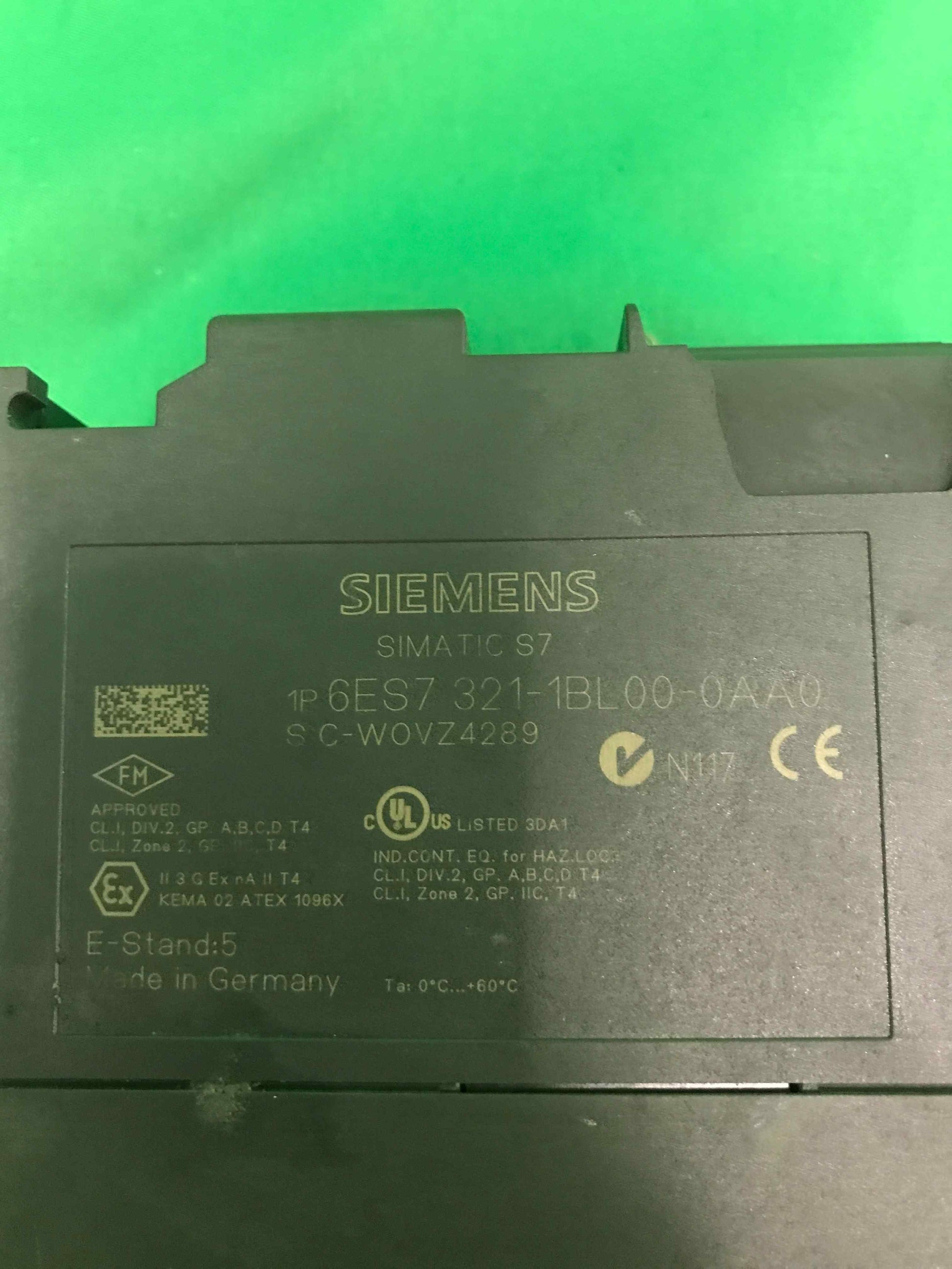Siemens 6ES7 321-1BL00-0AA0 6ES73211BL000AA0