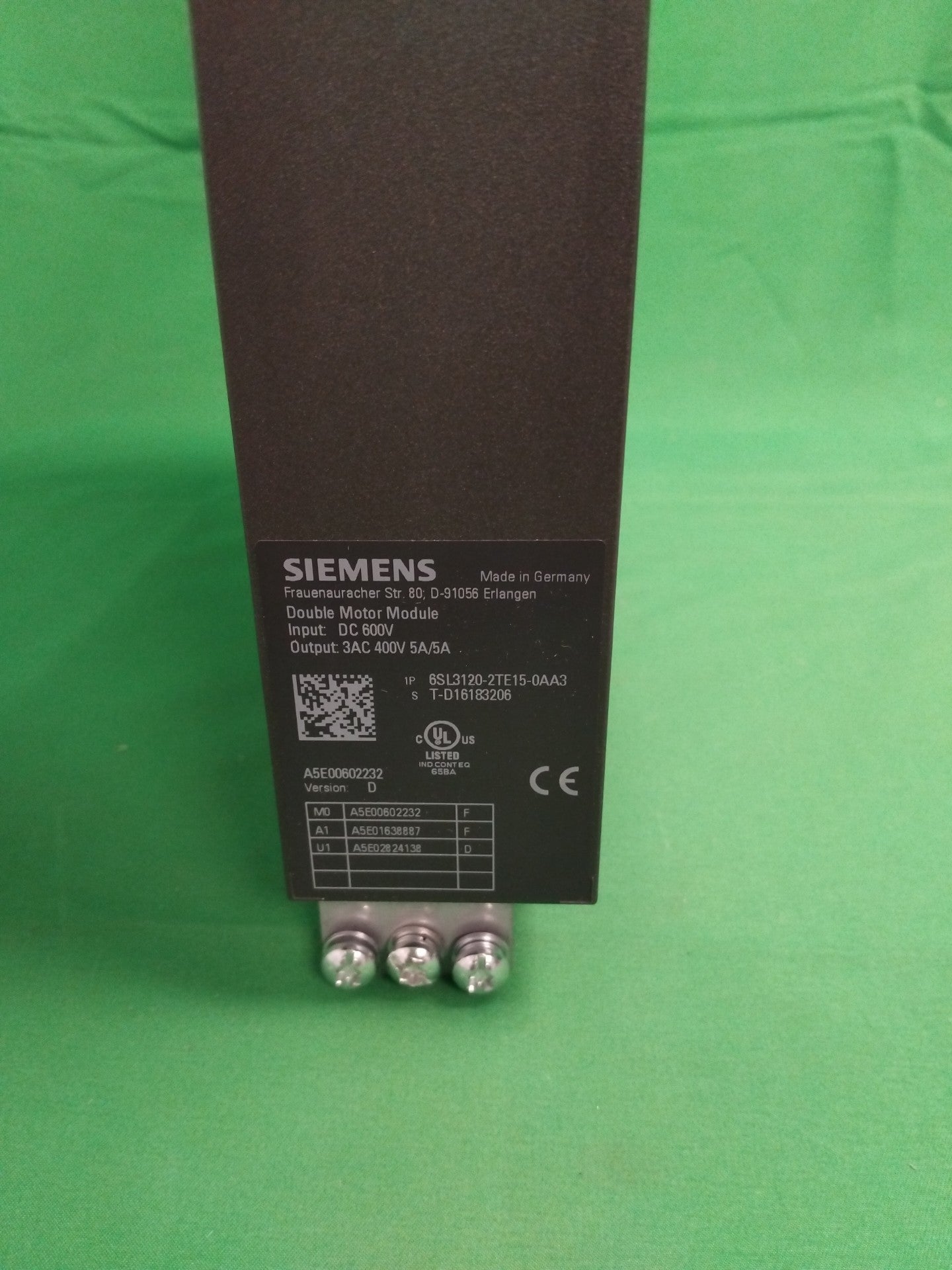Siemens 6SL3120-2TE15-0AA3 6SL31202TE150AA3 Open Box