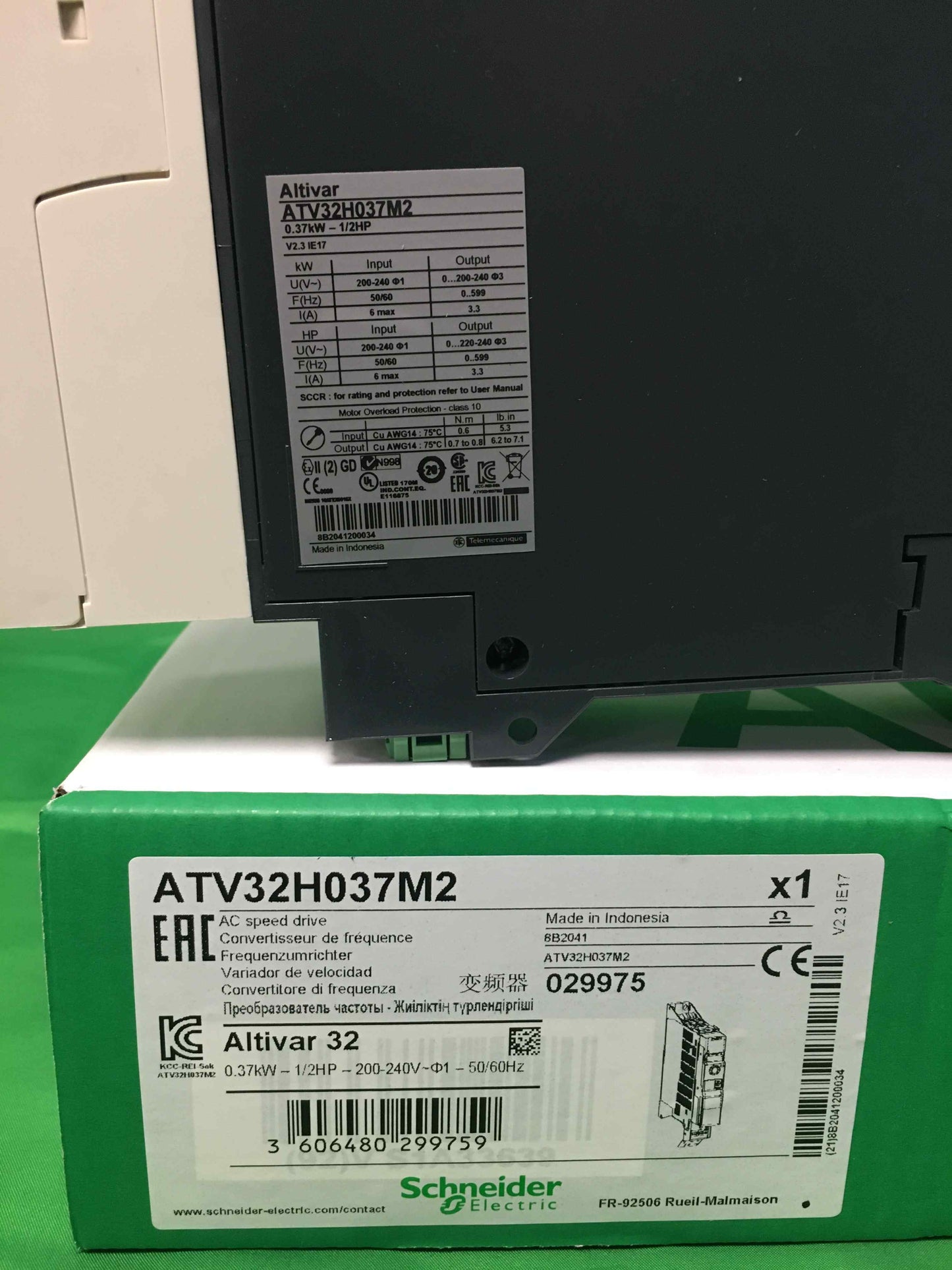 Schneider-Electric ATV32H037M2 ATV32H037M2