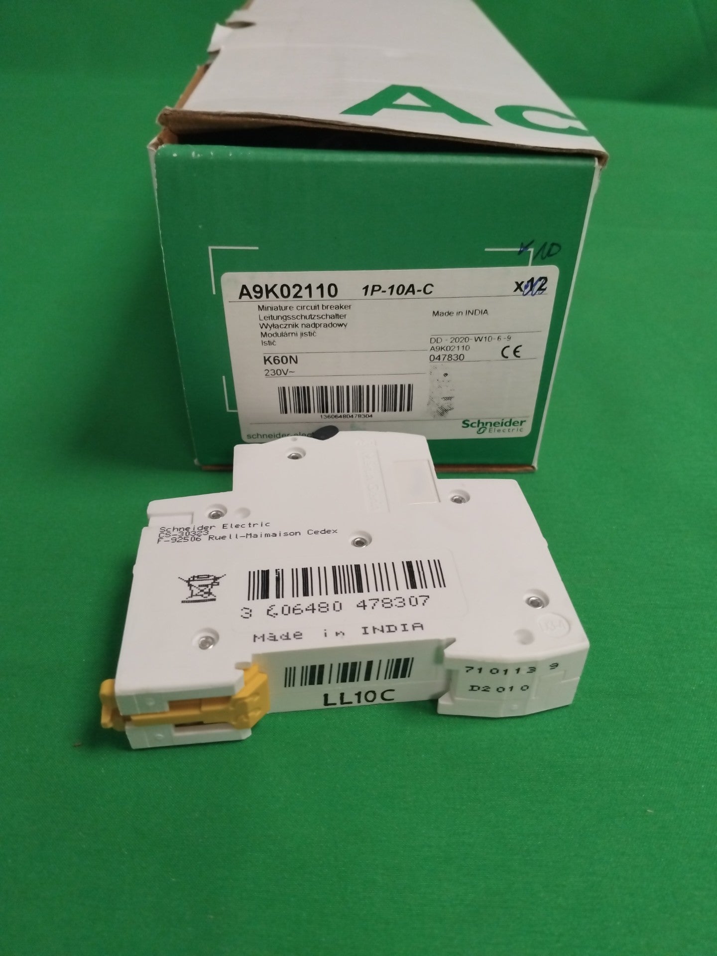 Schneider-Electric A9K02110 A9K02110 BOX OF 10 UNITS