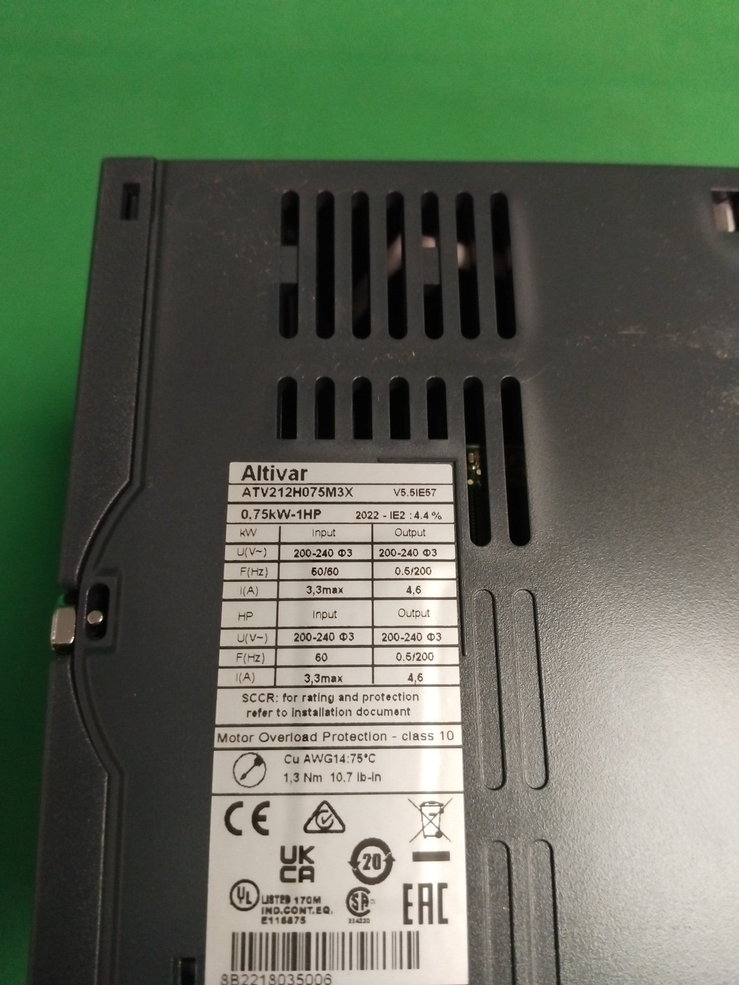 Schneider-Electric ATV212H075M3X ATV212H075M3X