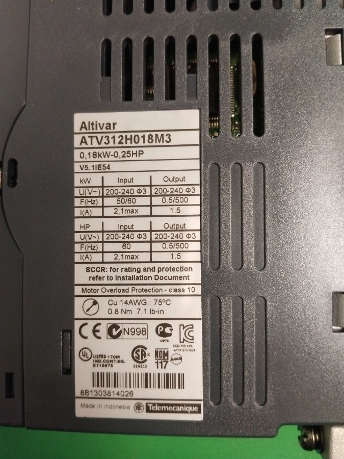 Schneider-Electric ATV312H018M3 ATV312H018M3