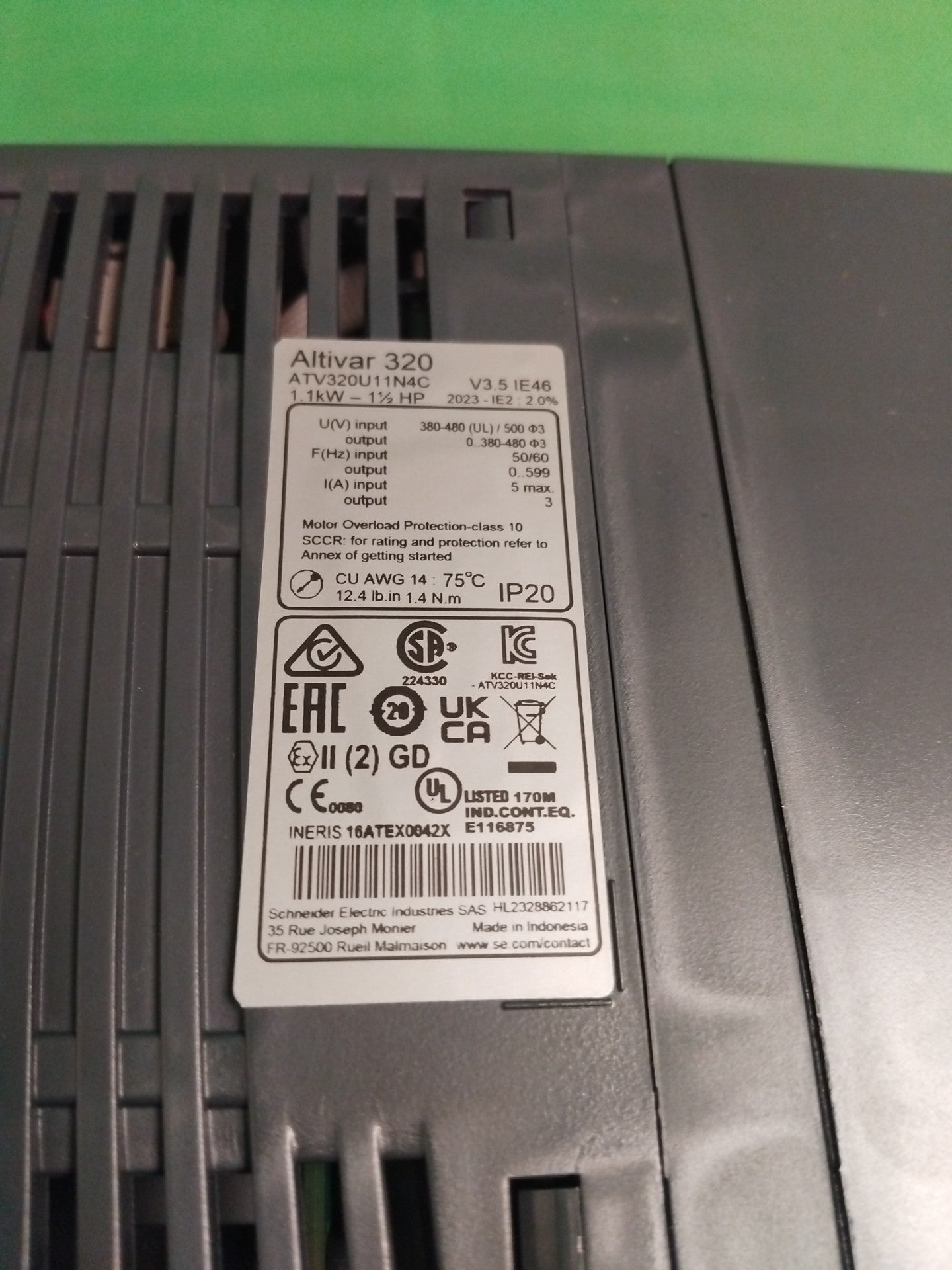 Schneider-Electric ATV320U11N4C ATV320U11N4C